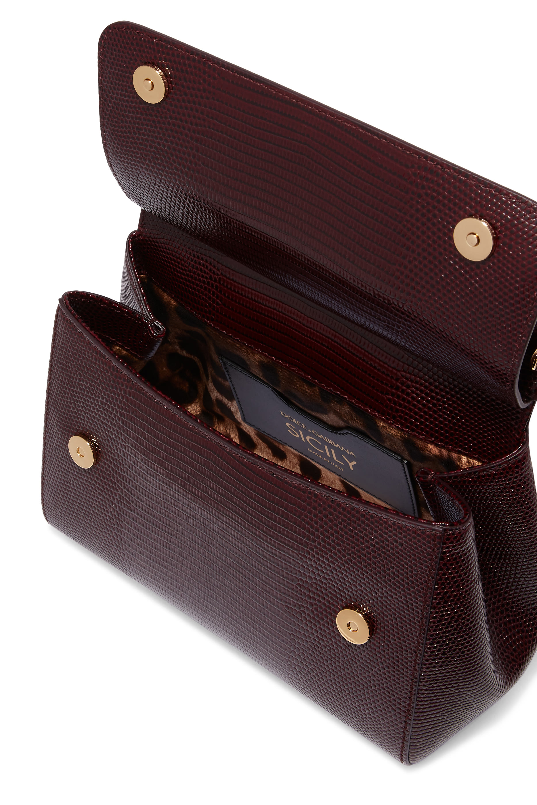 حقيبة ميس سيسيلي صغيرة بيد علوية جلد دوفين