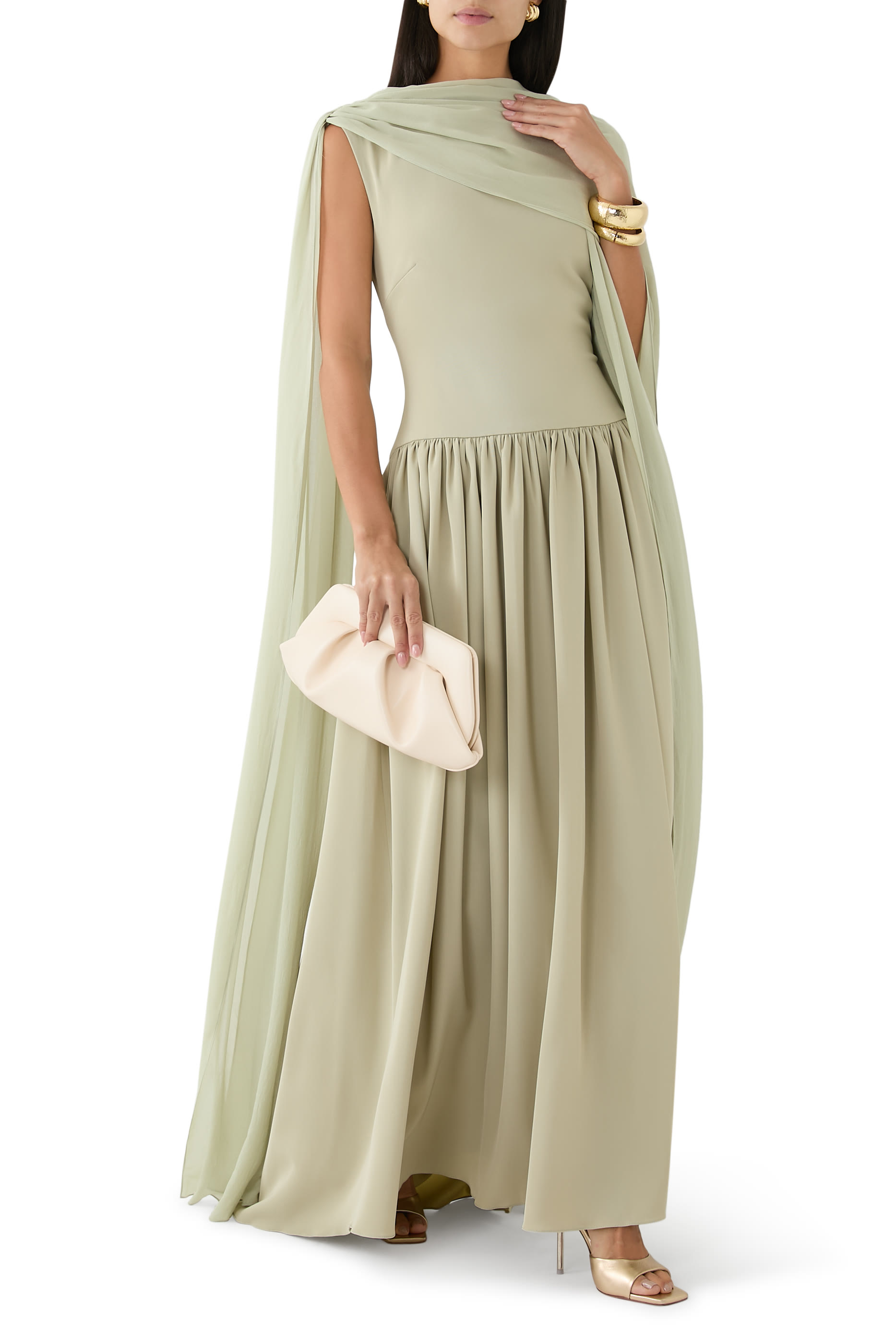 فستان سحاب بوشاح