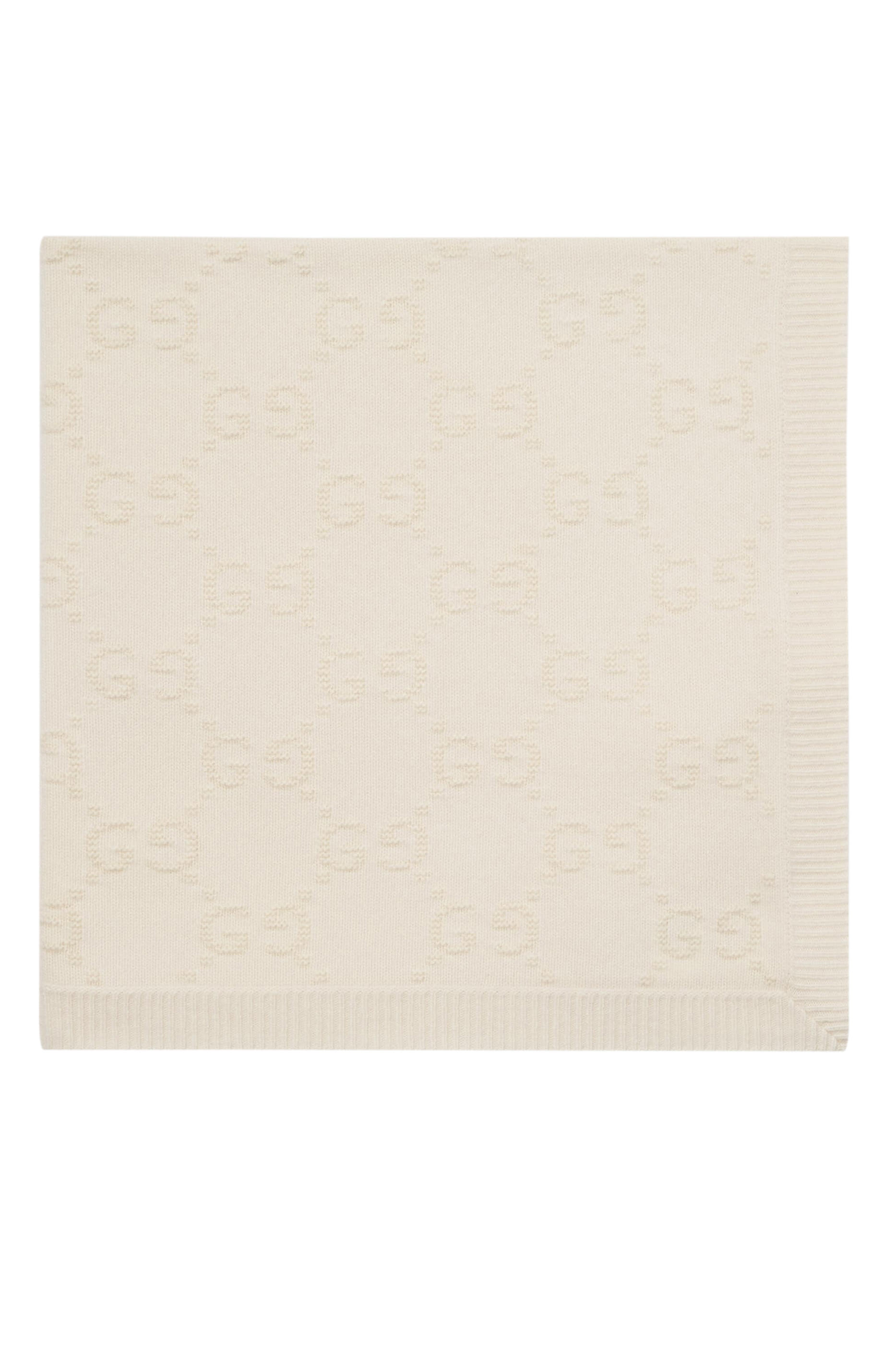 بطانية صوف للأطفال بنقشة حرفي شعار الماركة