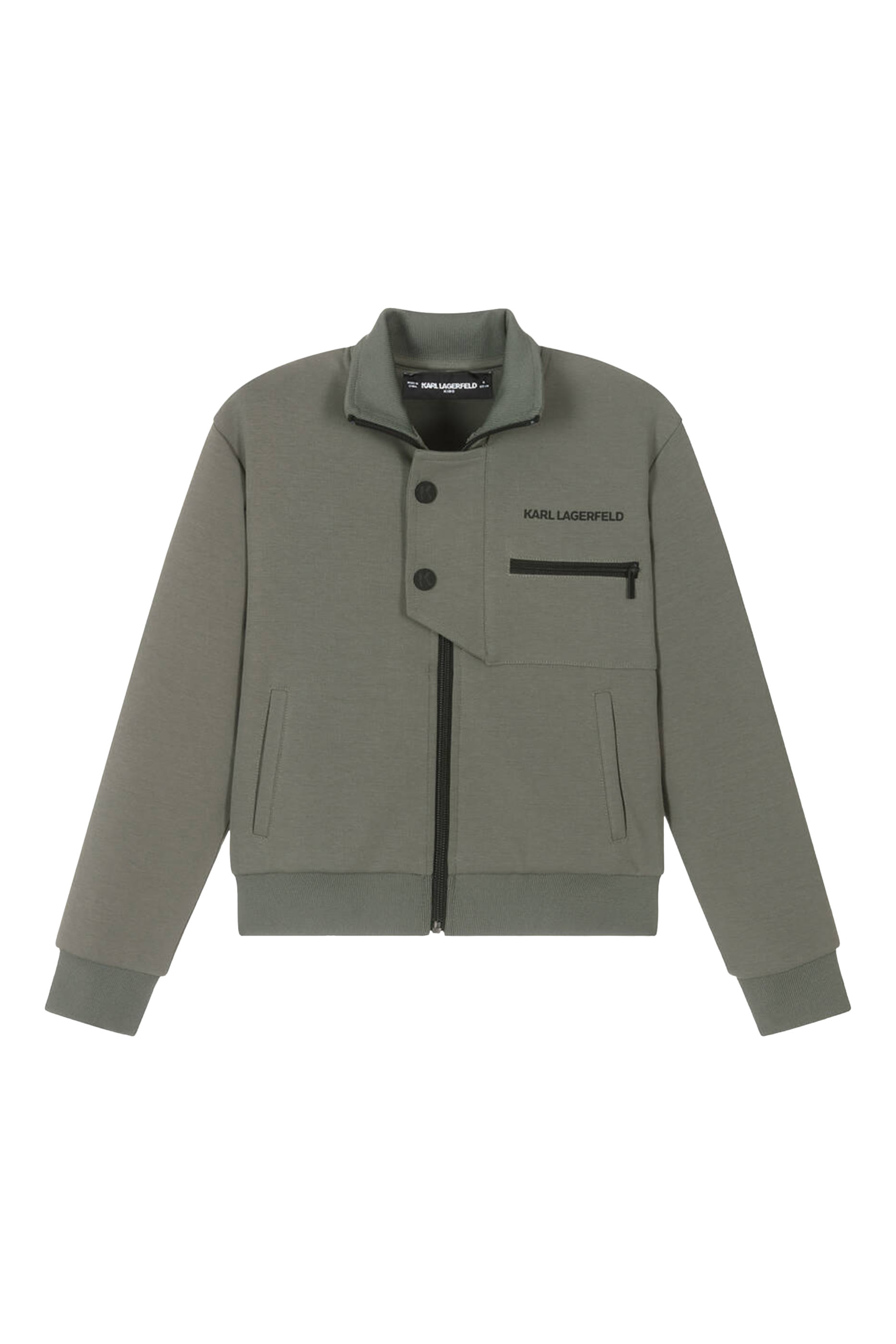 جاكيت بسحاب وشعار الماركة للأطفال