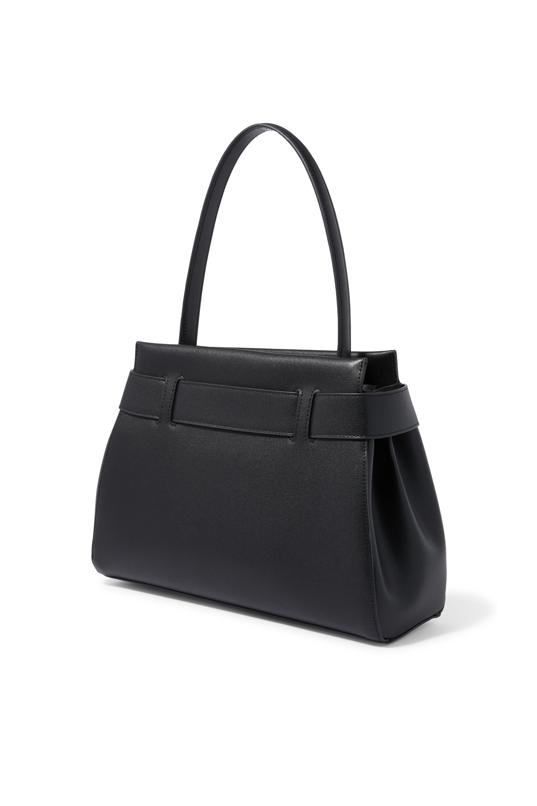 حقيبة كروس بودي بحلية شعار الماركة وسحاب مزدوج