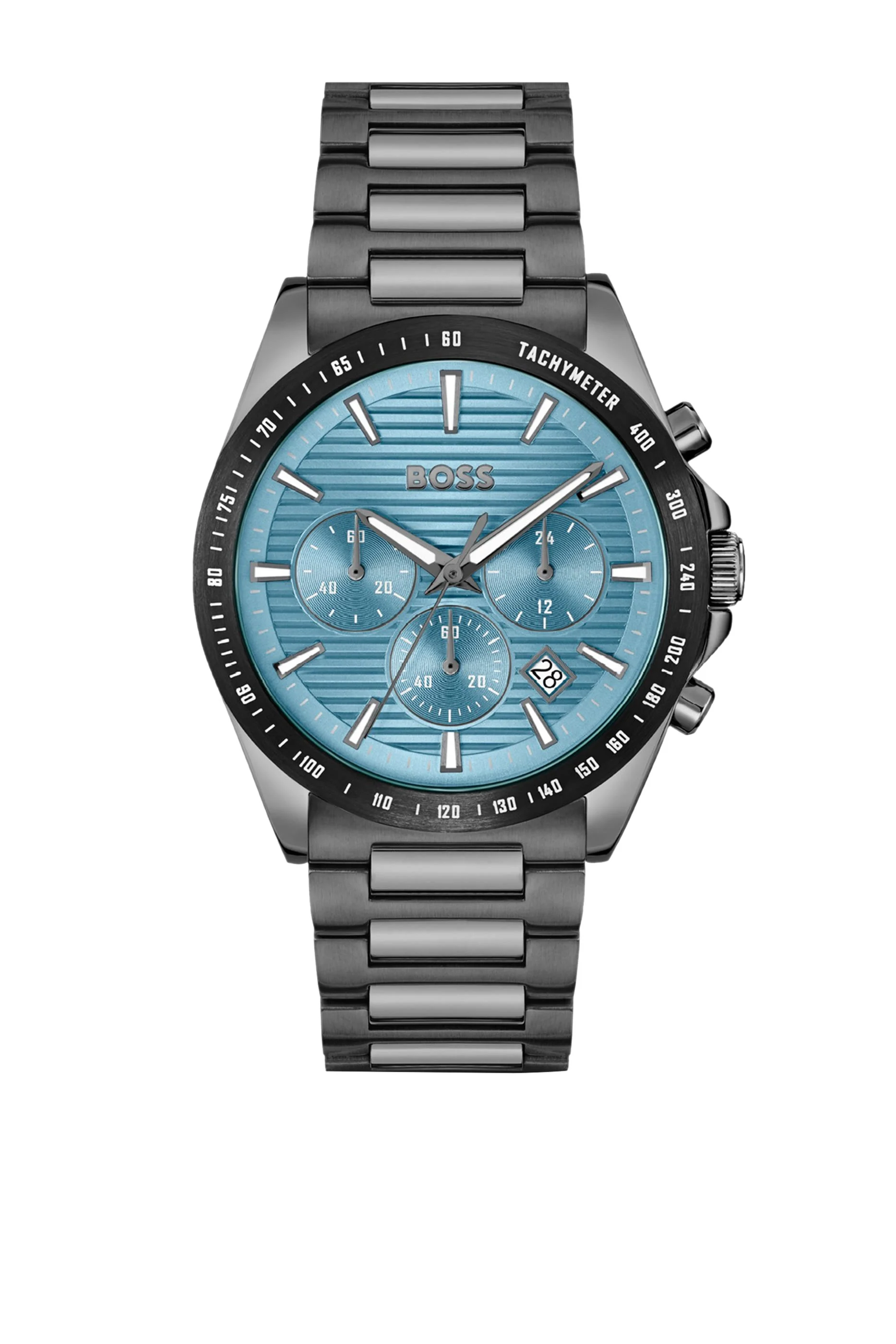 ساعة كرونوغراف سترايك بطلاء رمادي