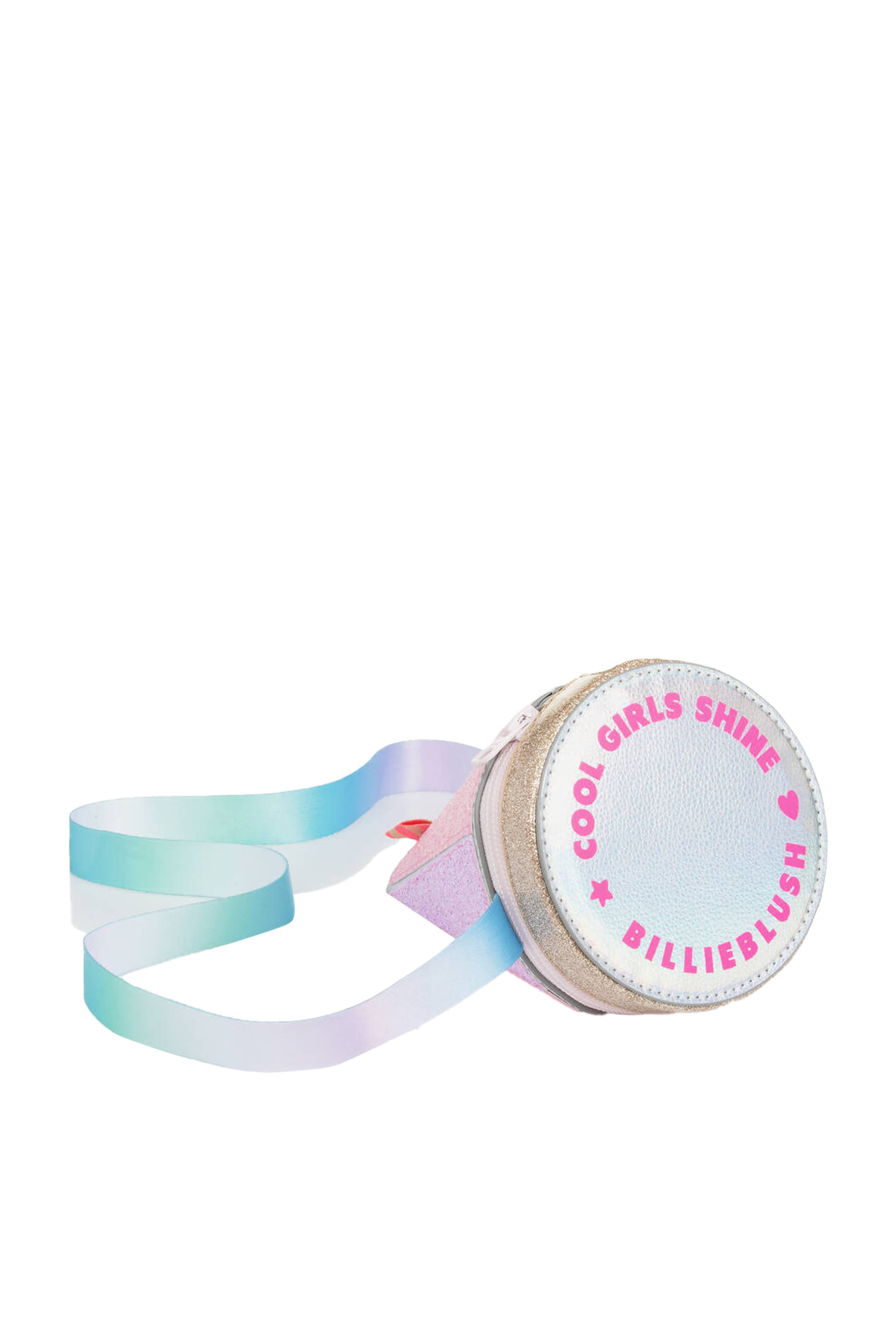 حقيبة مزينة بالغليتر بشعار الماركة للأطفال