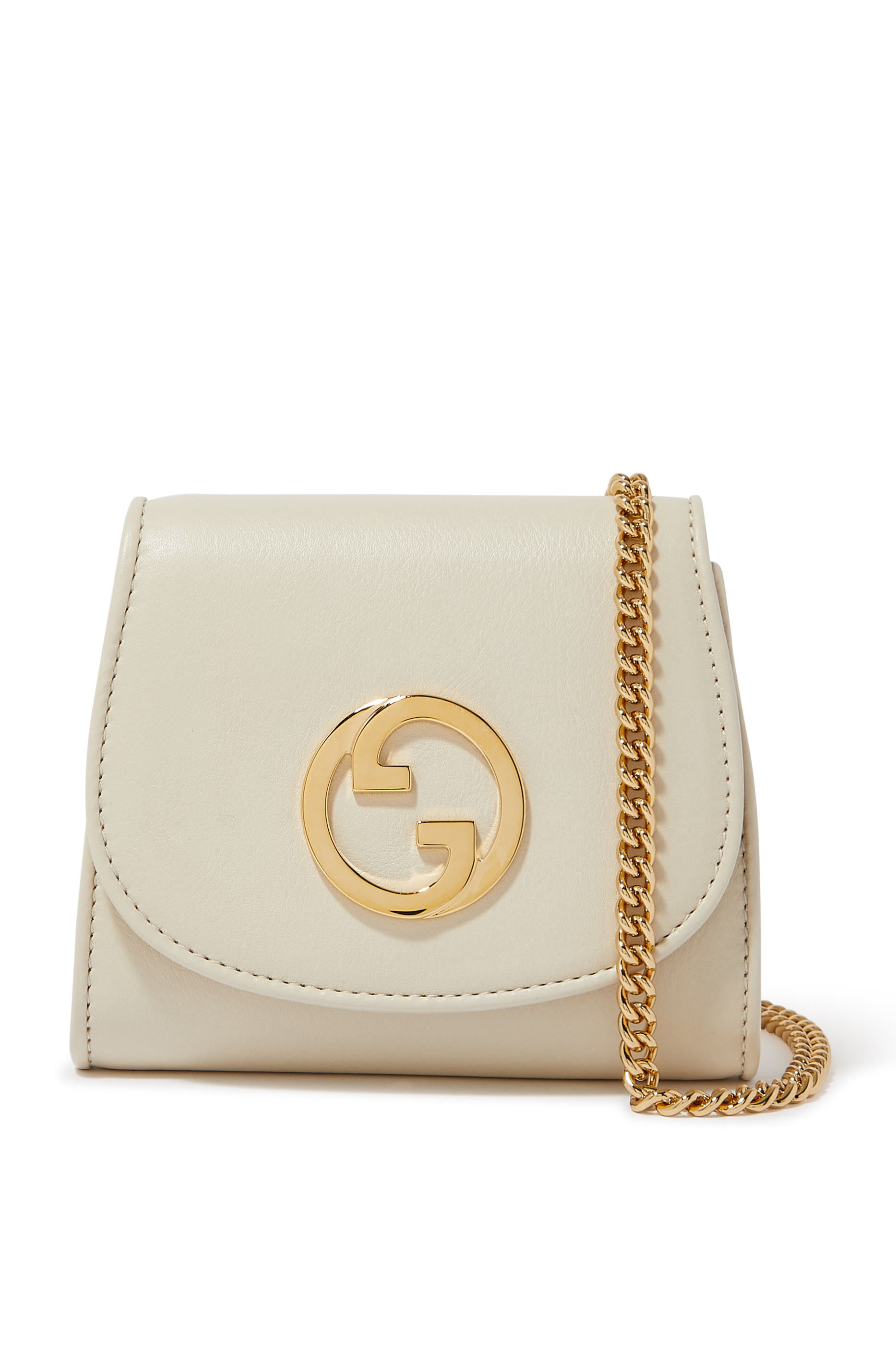 محفظة بلوندي متوسطة بسلسلة