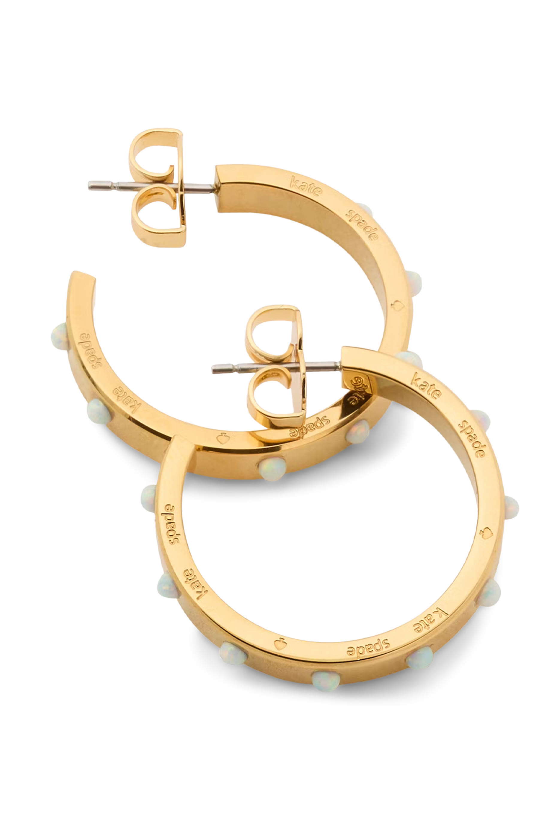 أقراط سيت إن ستون مستديرة