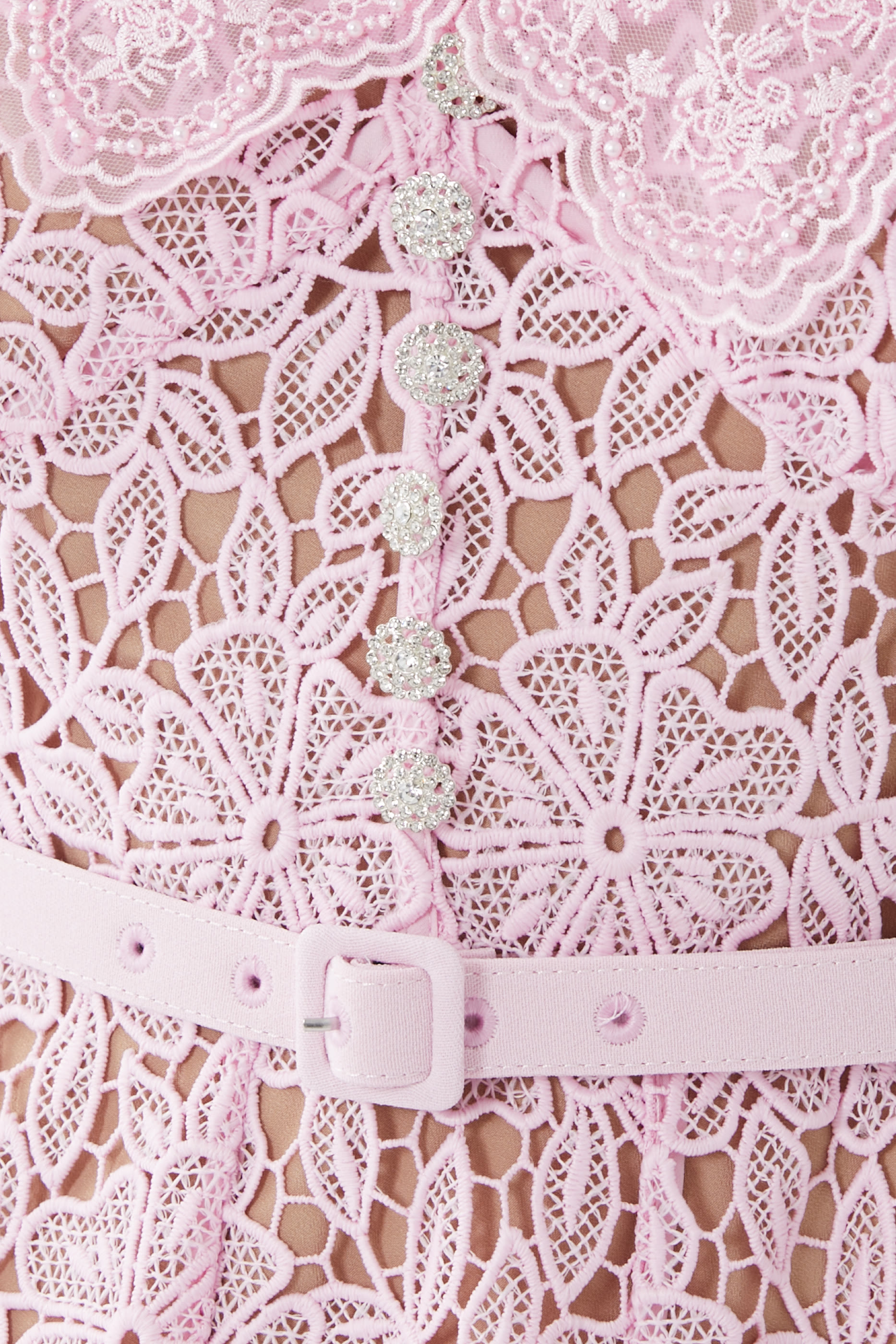 فستان جوبير متوسط الطول دانتيل