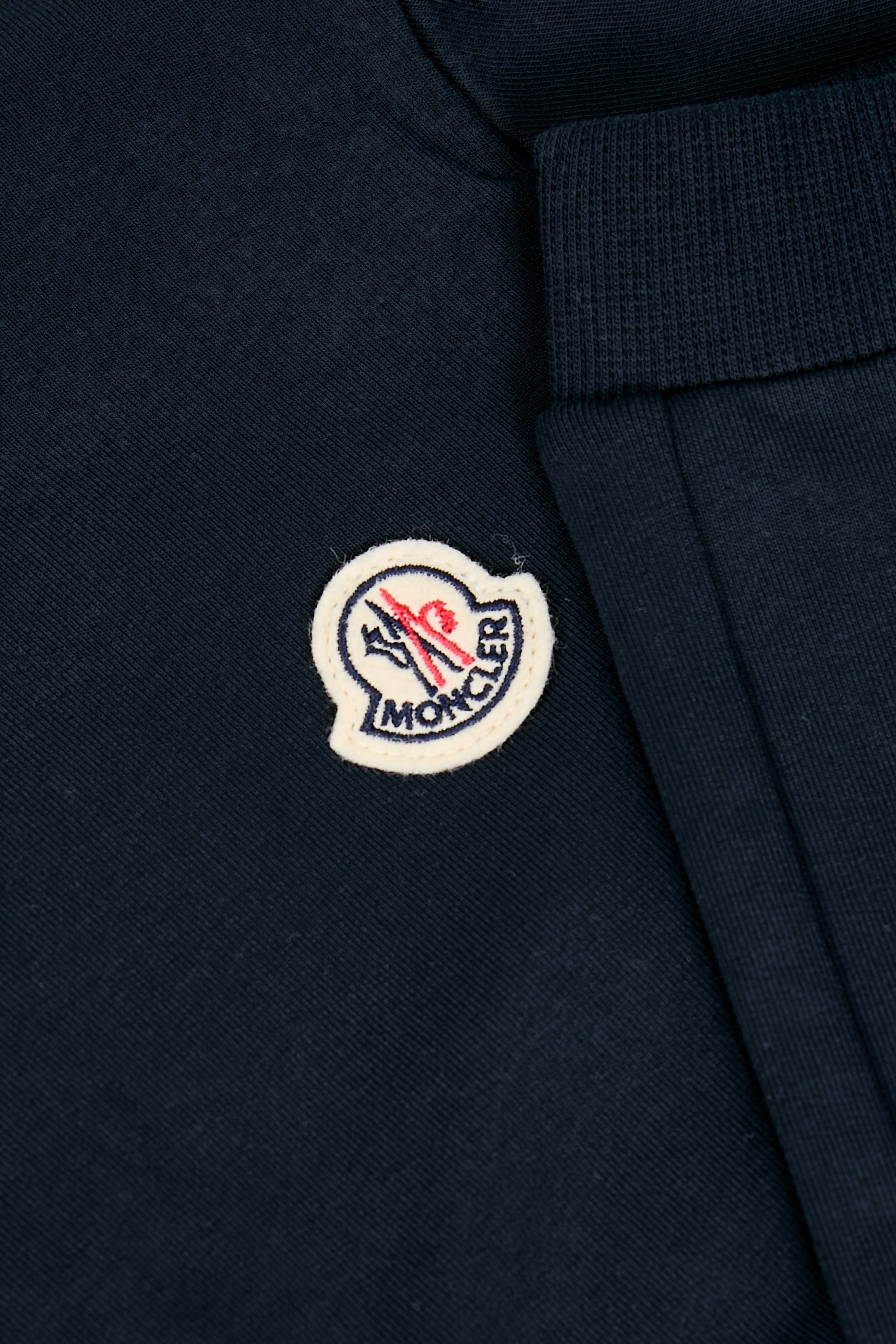 Kids Tricolour-Trimmed Cotton Tracksuit Set 