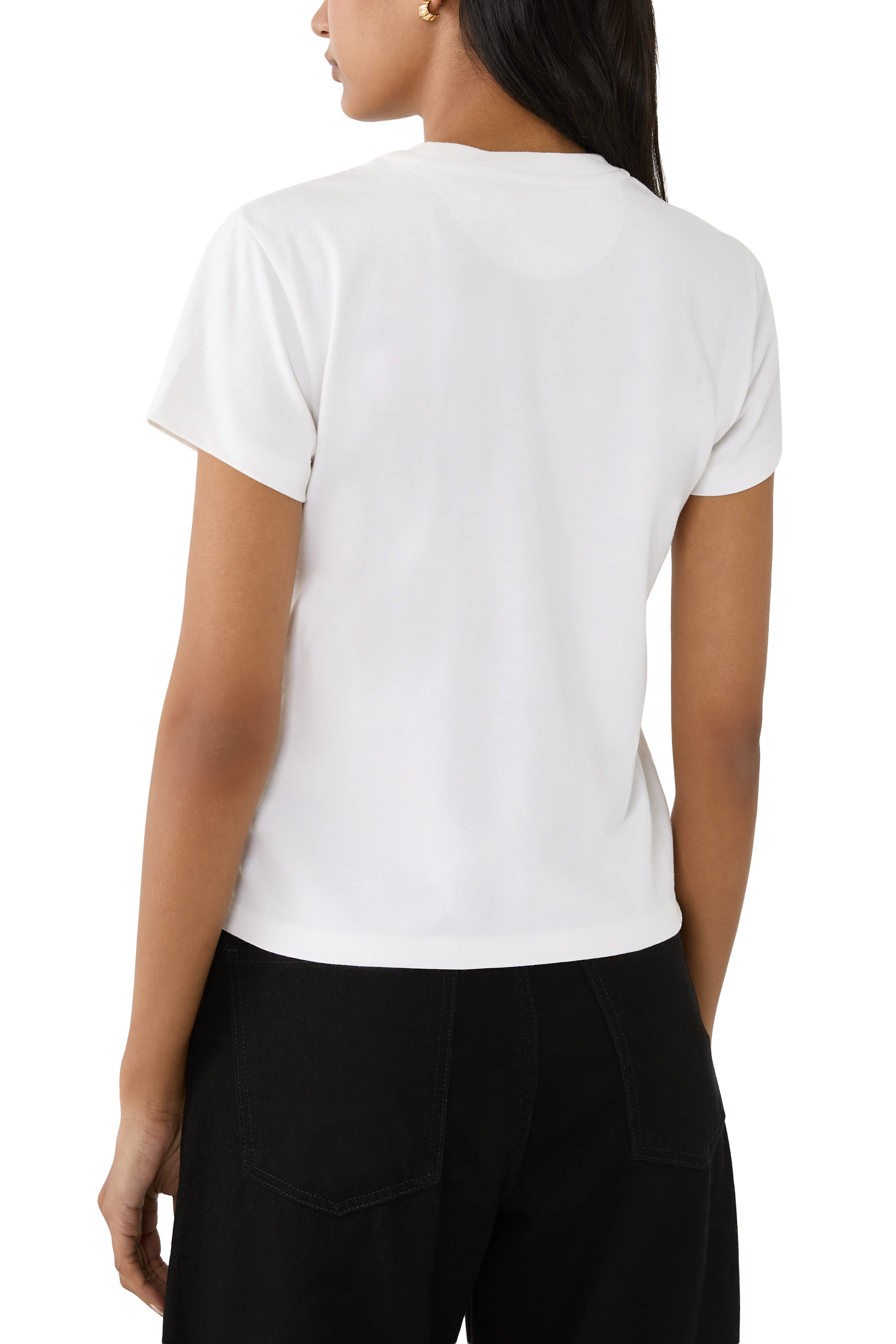 تيشيرت بطبعة العربة والحصان