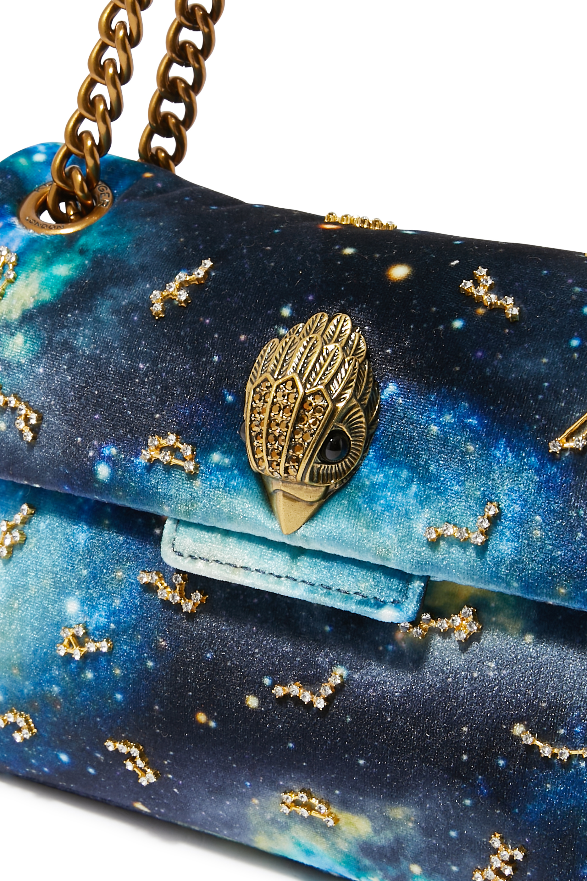 حقيبة كروس بودي كنسينغتون صغيرة مخمل