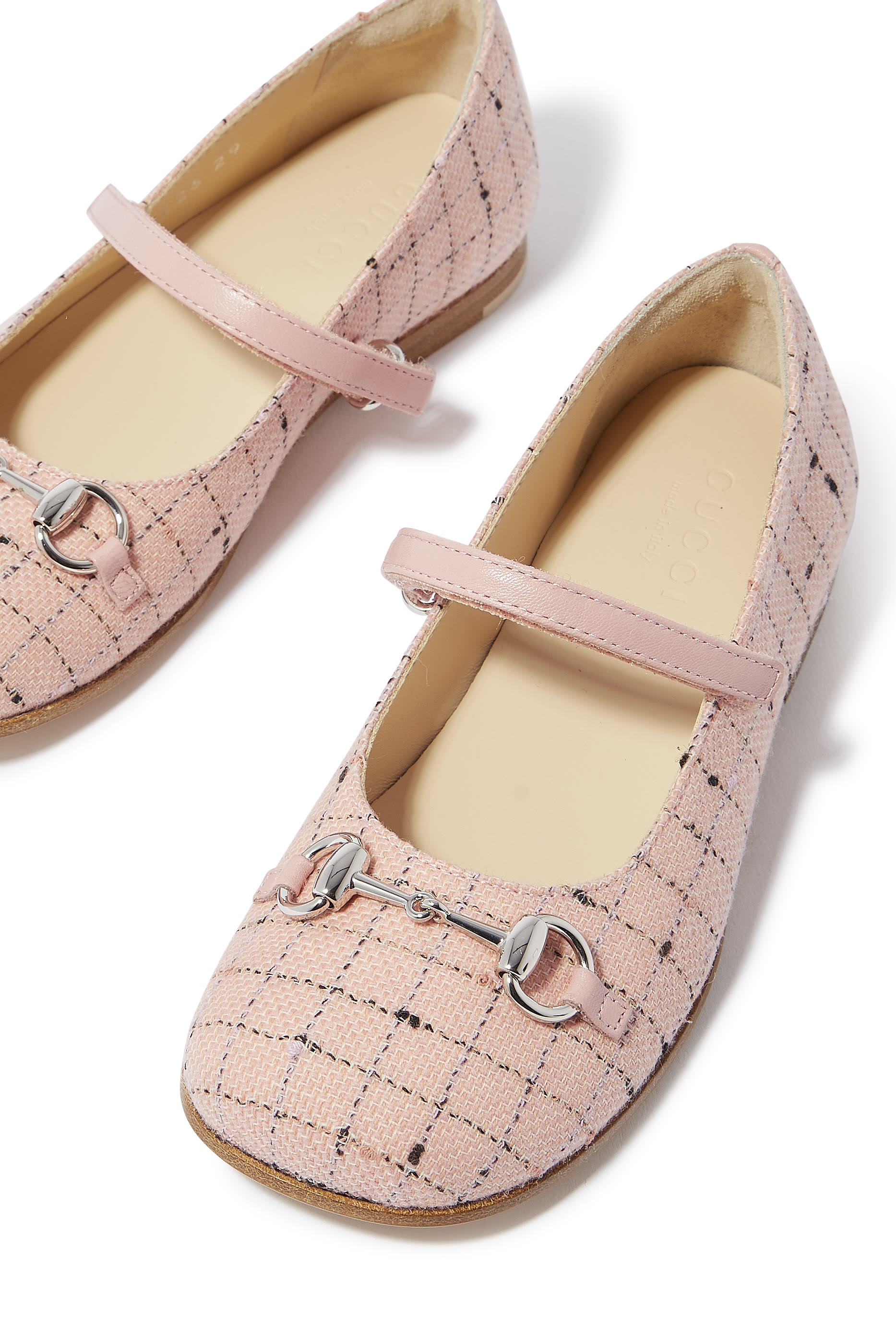 حذاء بالرينا للأطفال بنقشة مربعات