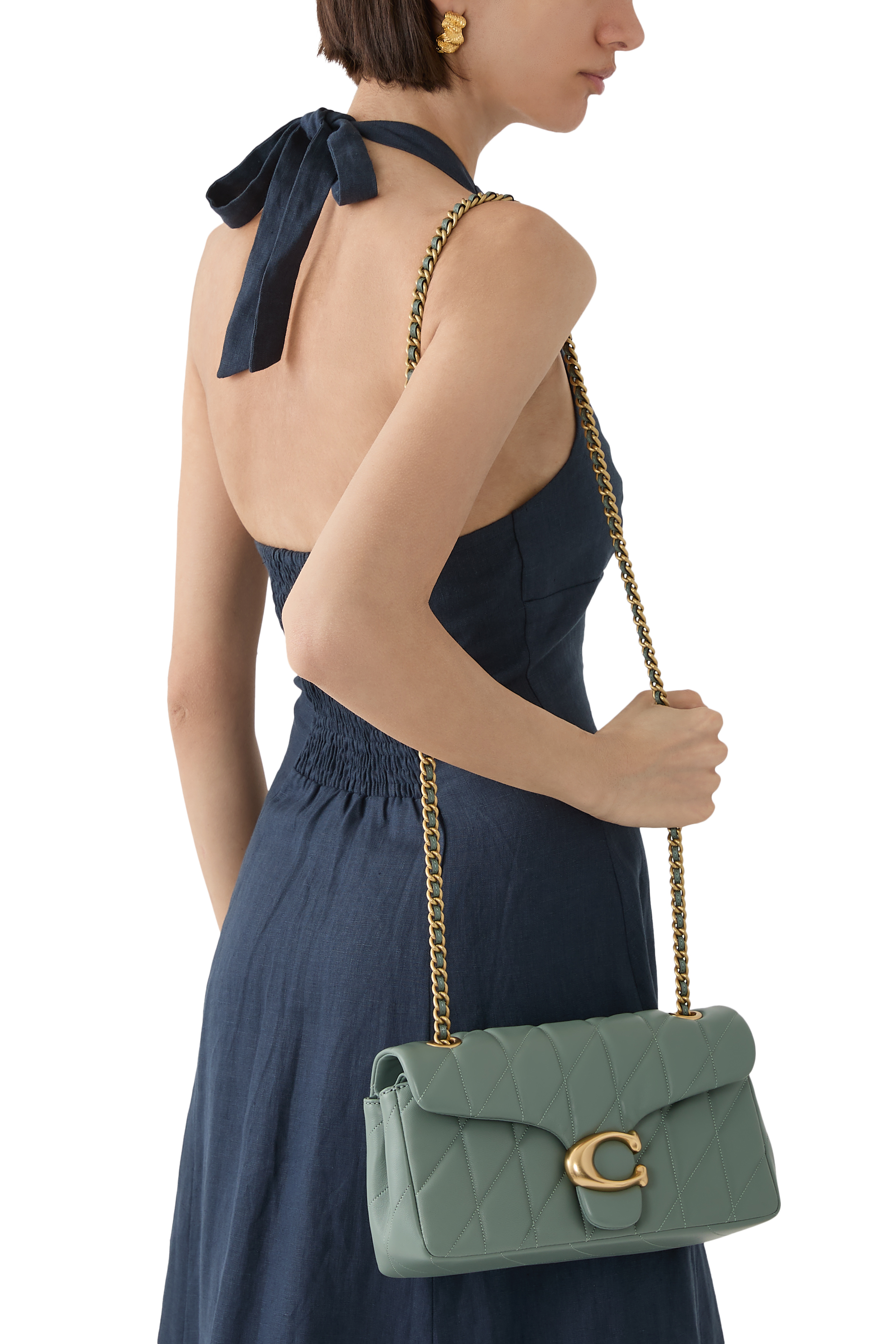 حقيبة كتف تابي 26 بتصميم مبطن