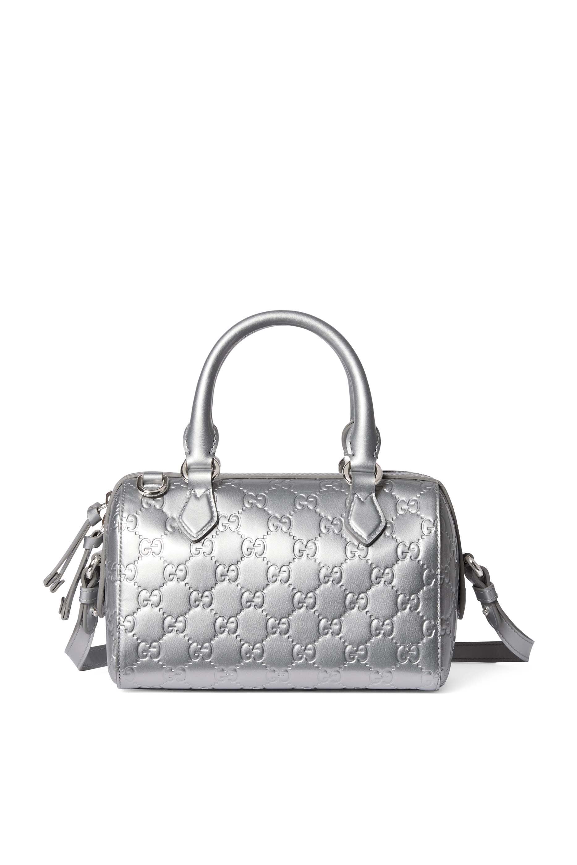 حقيبة بوستون صغيرة بشعار الماركة