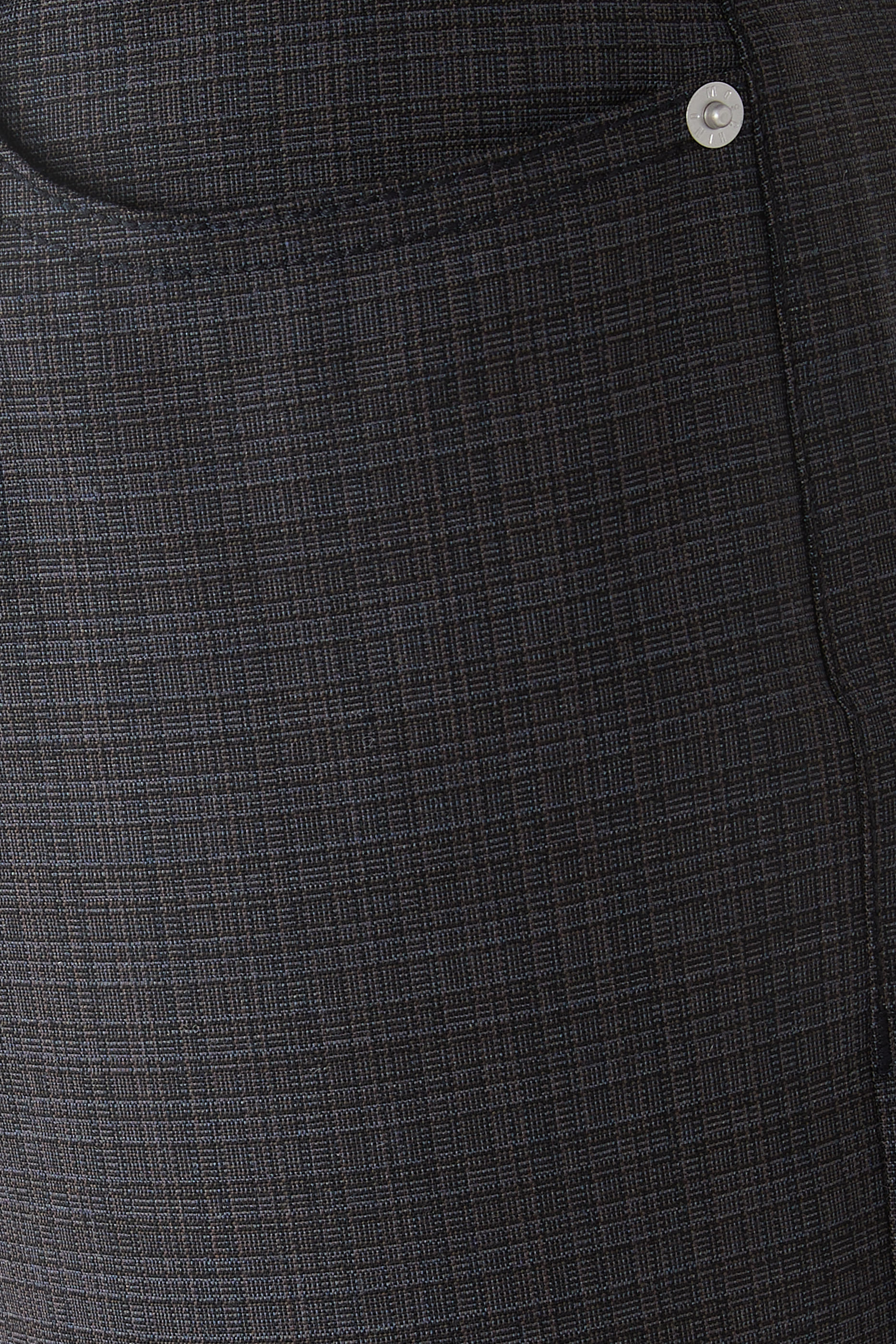 بنطال صوف بنقشة مربعات