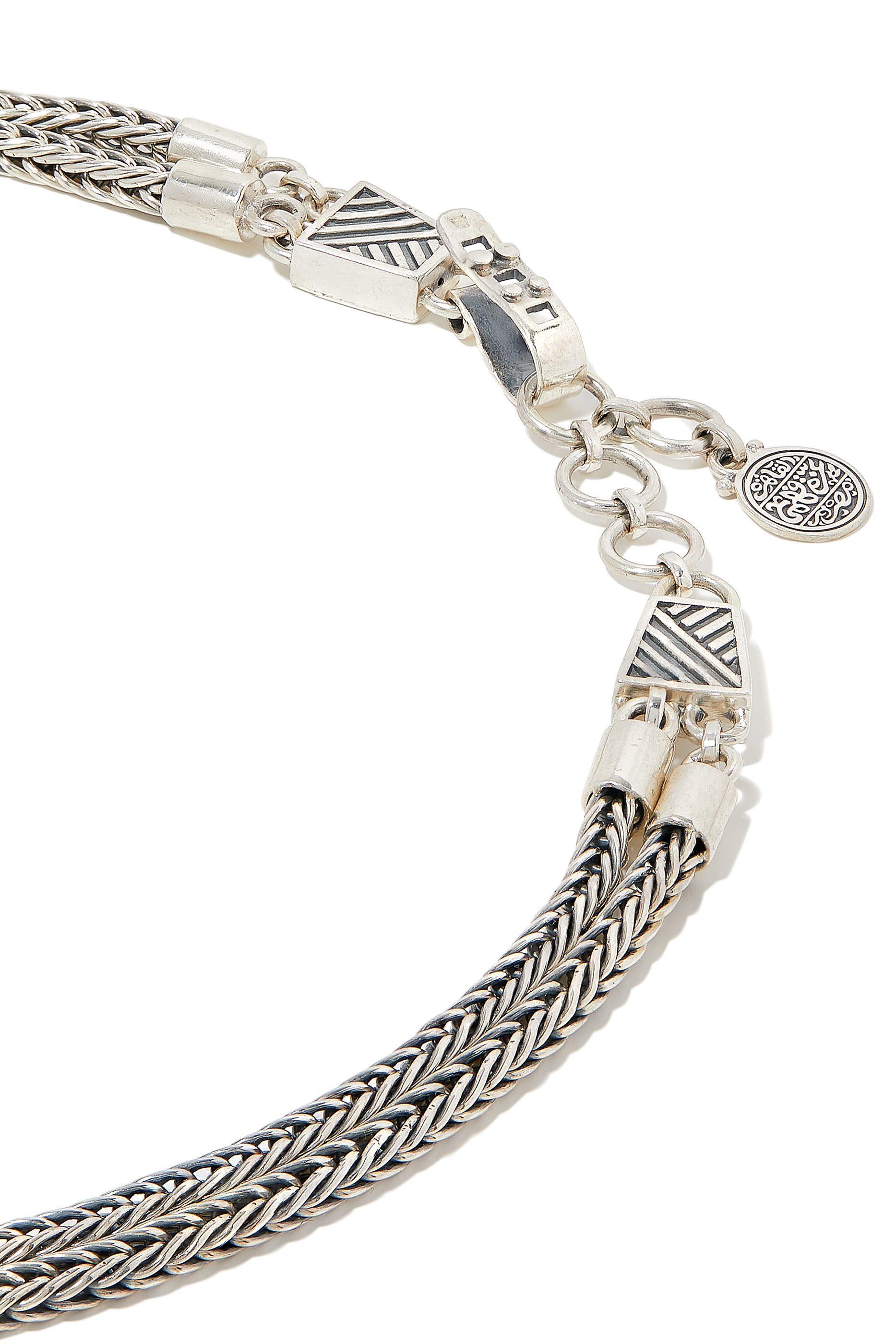 قلادة خليل جبران مرصعة بعقيق نور فضة إسترلينية وذهب أصفر عيار 18