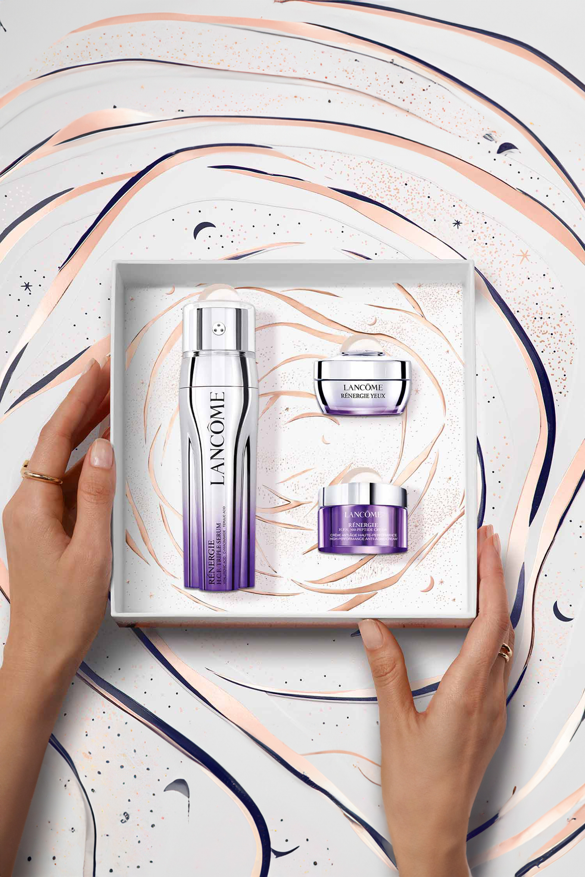 مجموعة هدايا رينيرجي اتش سي اف للعناية بالبشرة بإصدار محدود