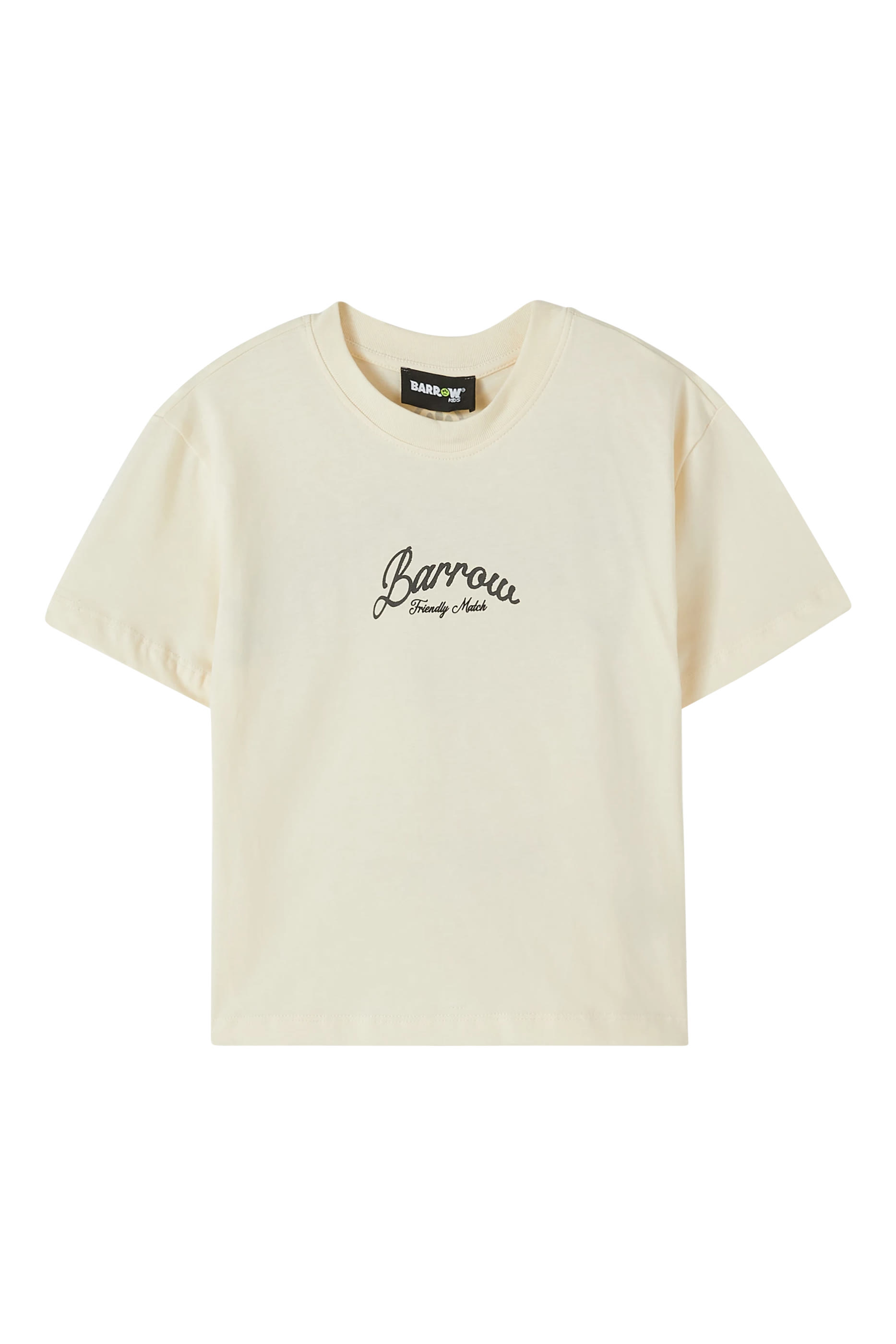 تيشيرت بشعار الماركة قطن للأطفال