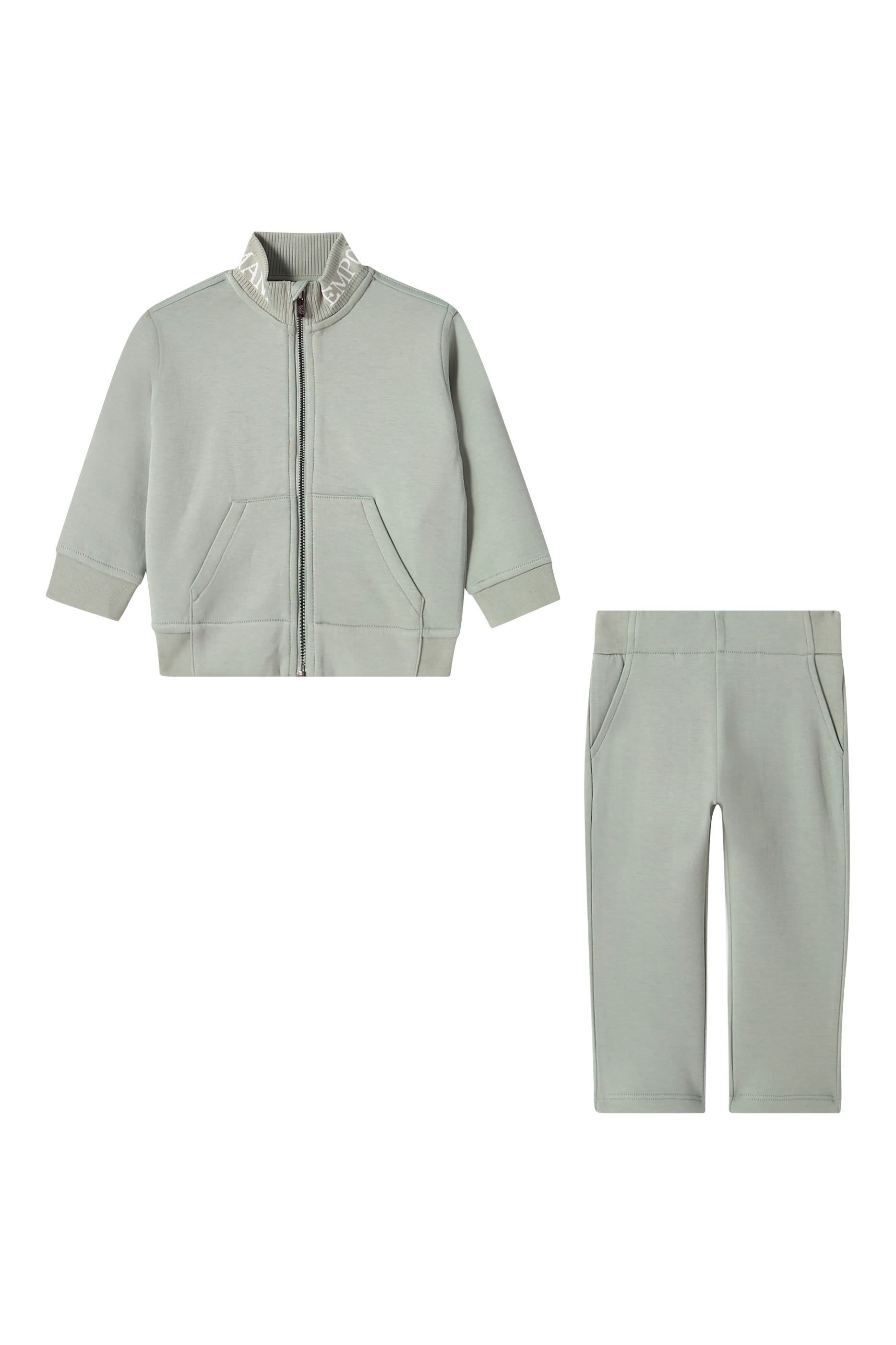 بدلة رياضية بشعار الماركة للأطفال