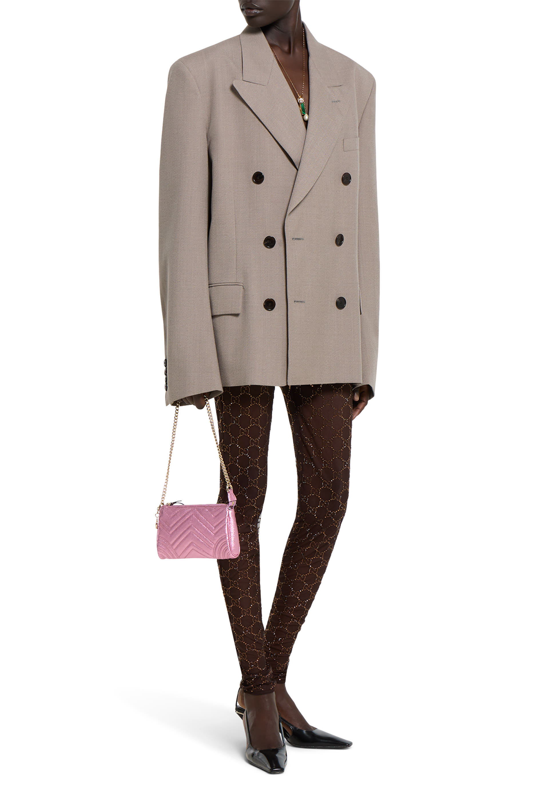 حقيبة كتف مارمونت صغيرة بشعار الماركة 