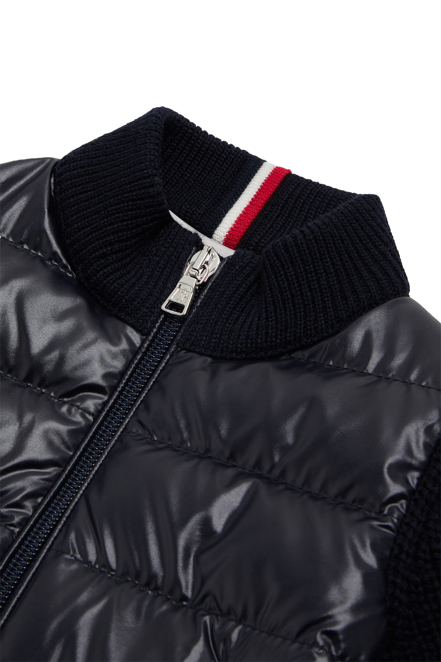 Kids Padded Wool Zip-Up Cardigan