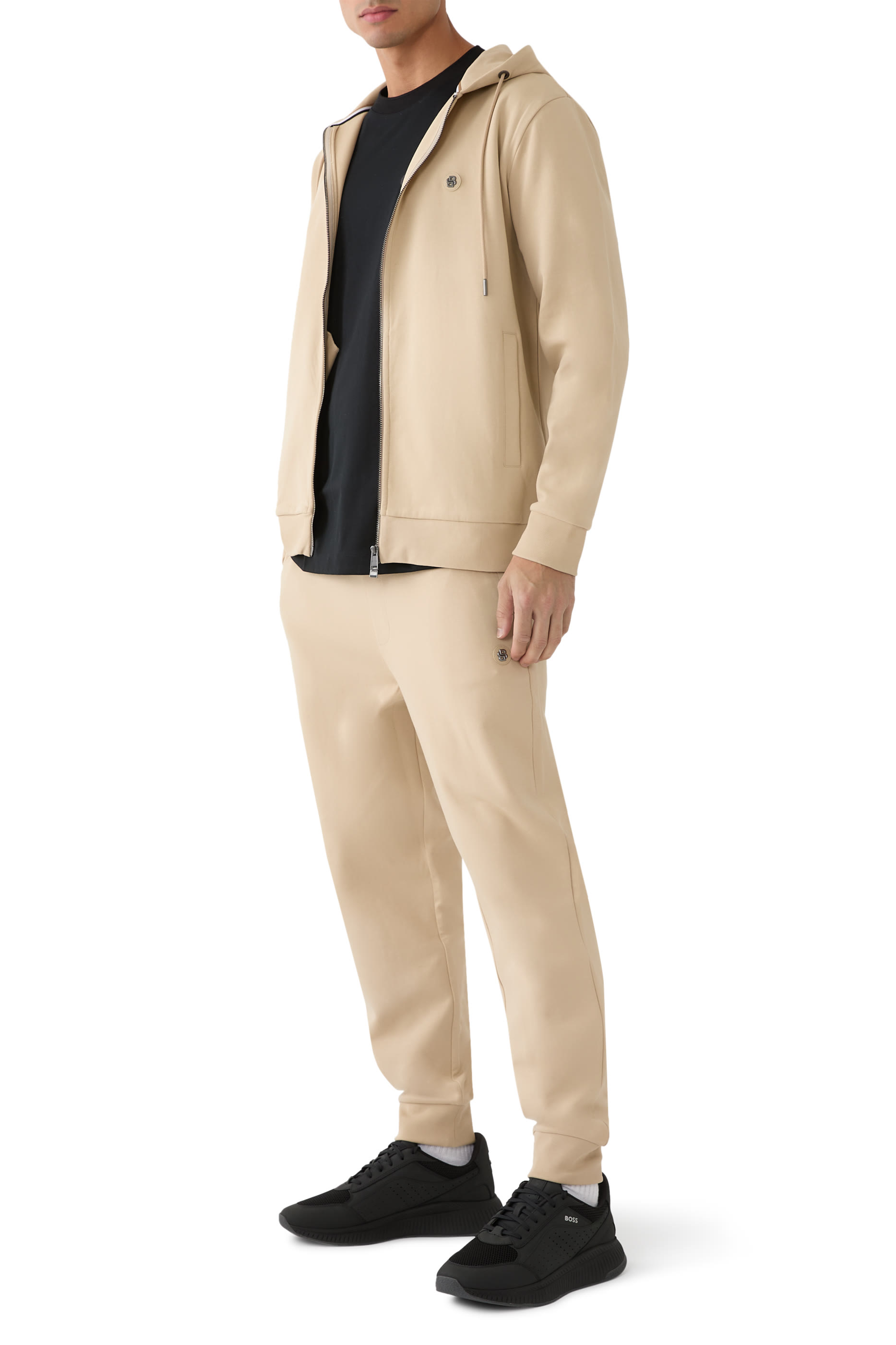 تيشيرت بشعار حرفي الماركة قطن ممرسر