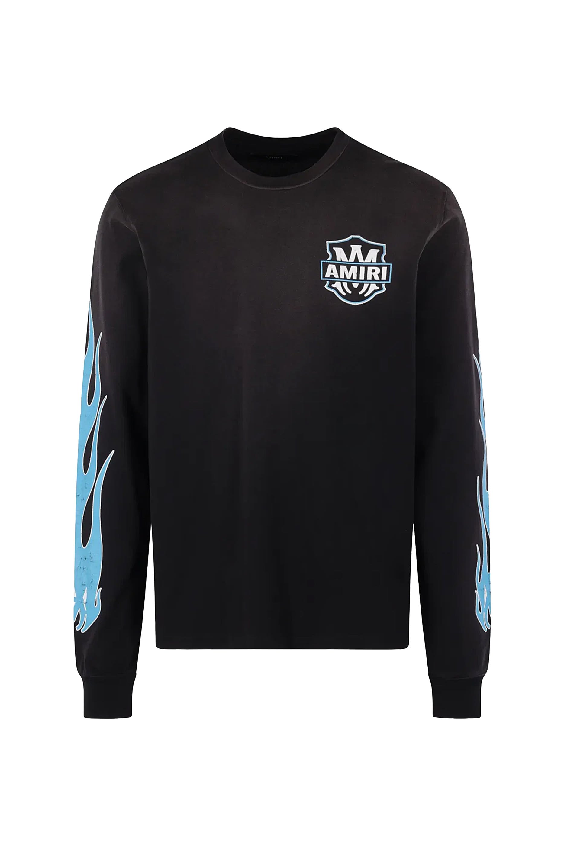 تيشيرت بطبعة لهب ونسر غرافيكية