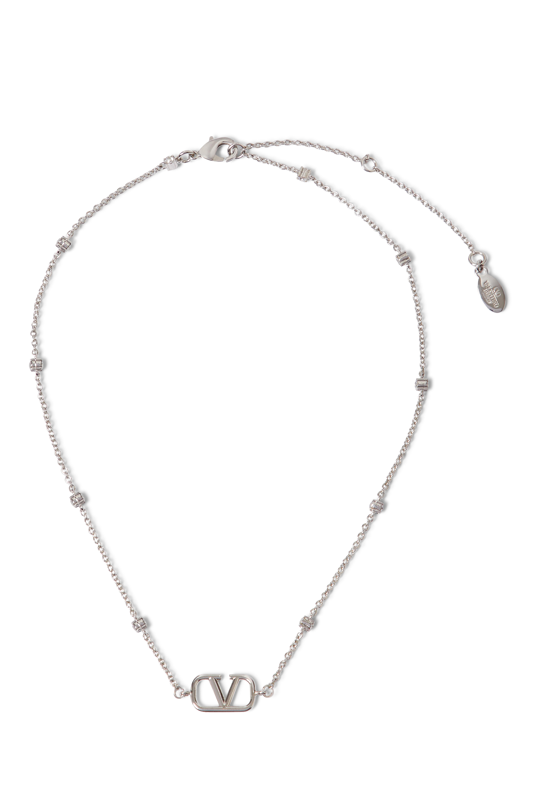 قلادة بدلاية صغيرة بشعار الماركة