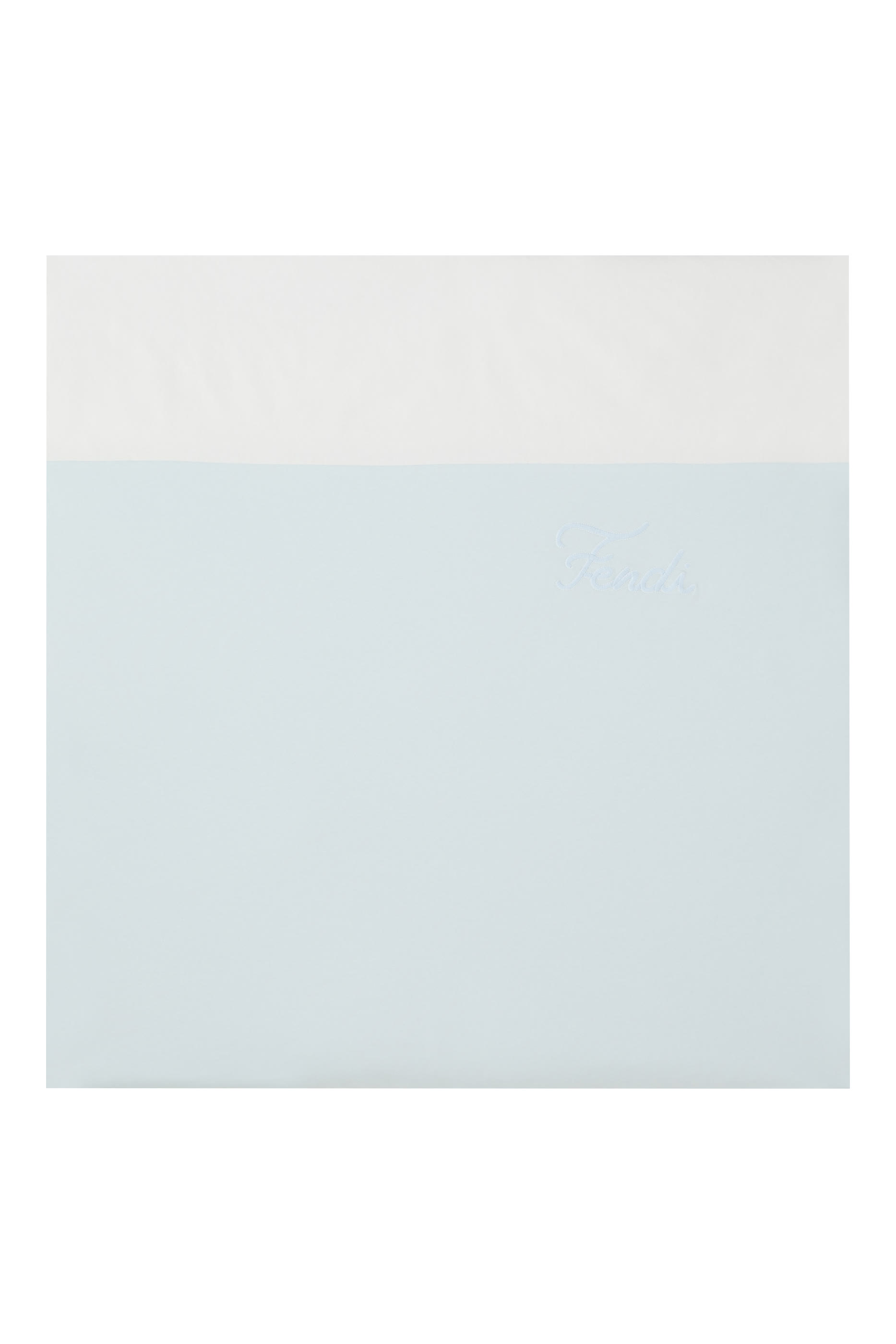 بطانية بتطريز شعار الماركة قطن