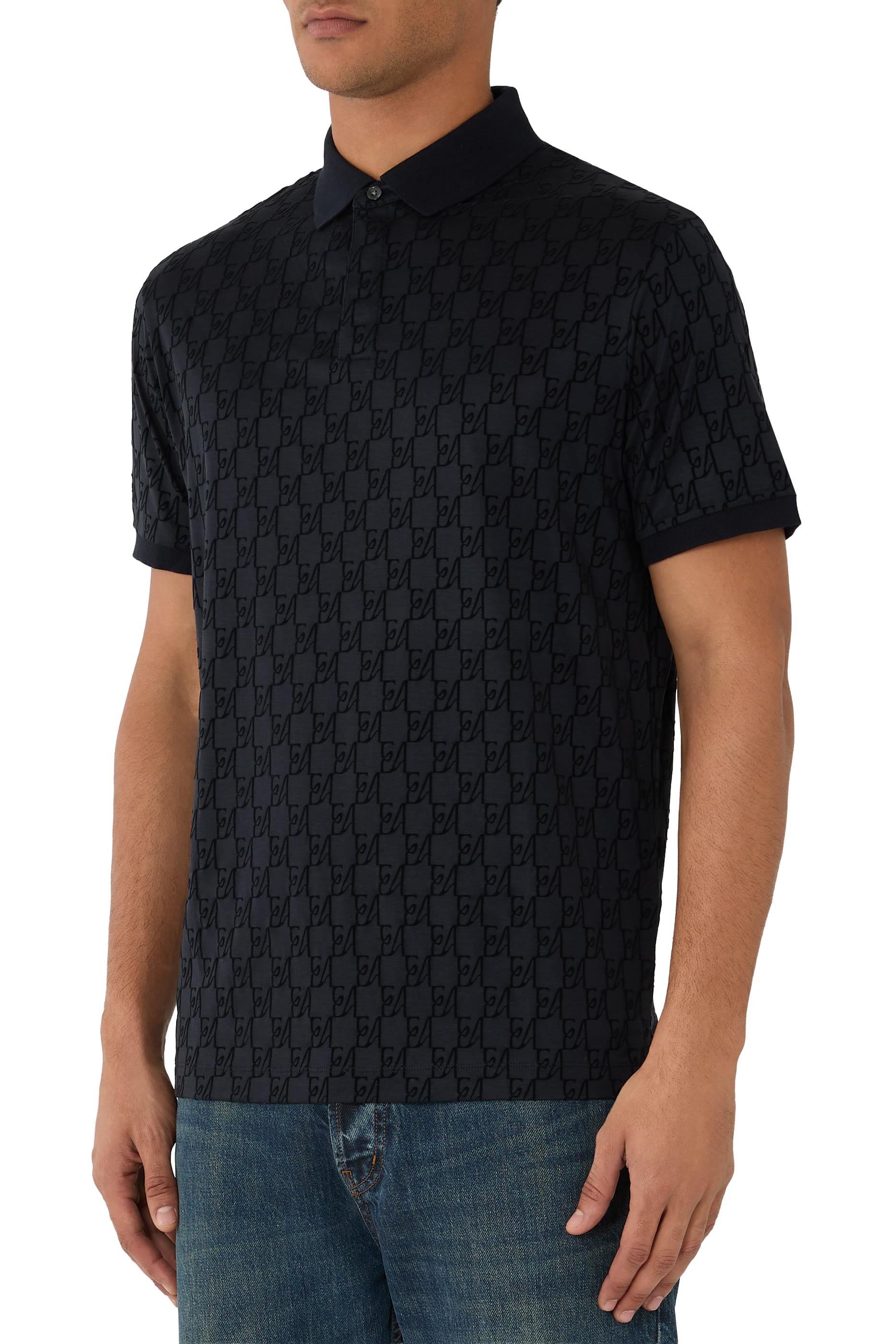 Allover Logo Polo Shirt