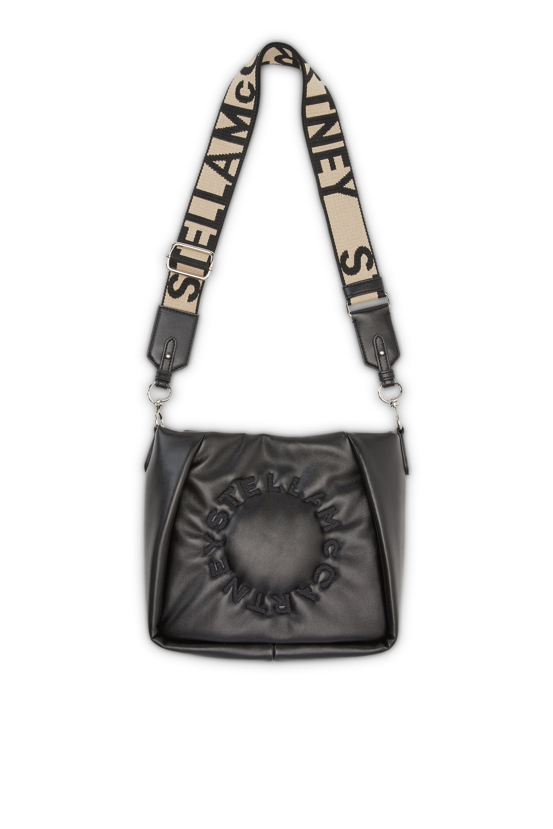 حقيبة ستيلا مبطنة صغيرة بشعار الماركة