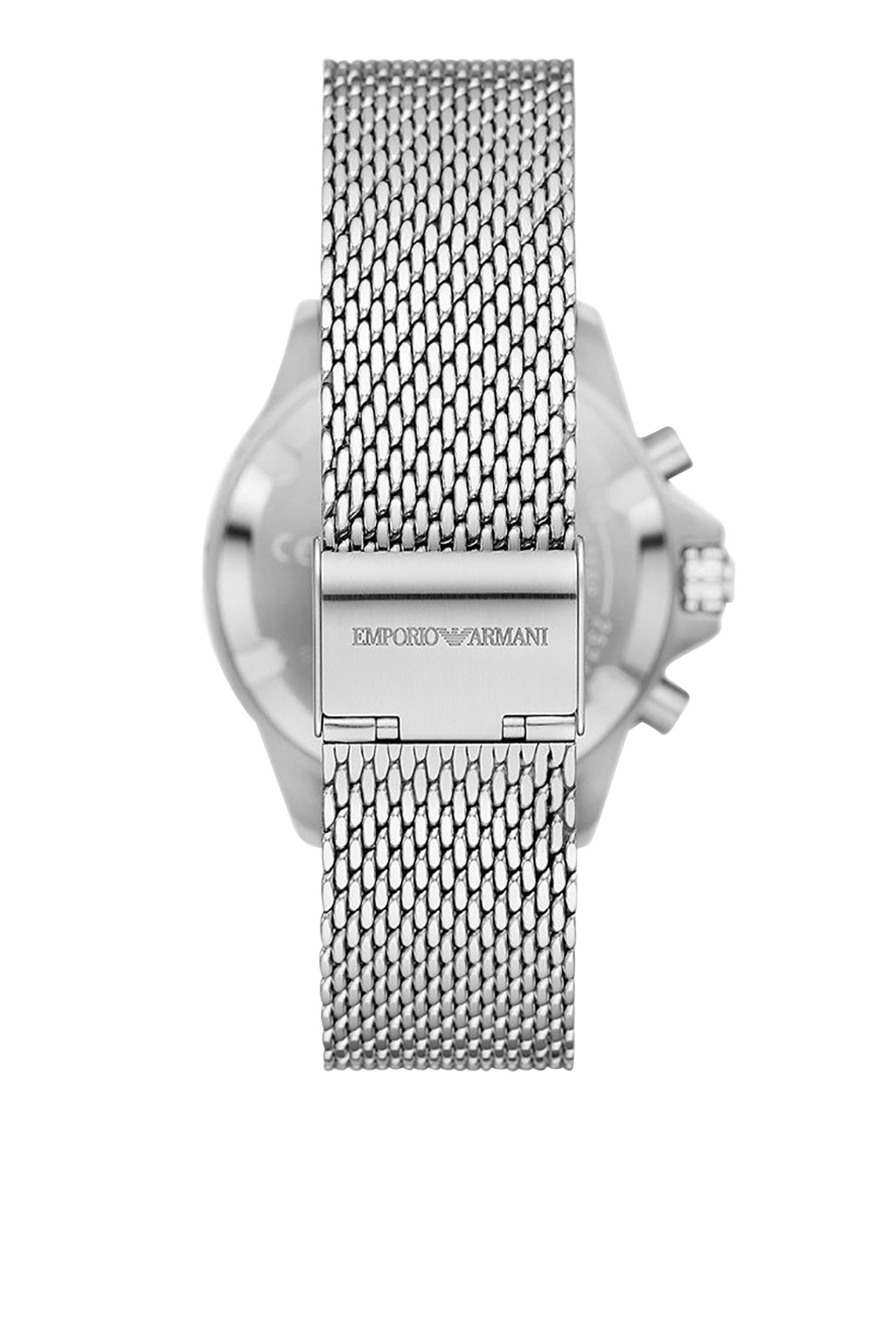 ساعة كرونوغراف 43 مم ستاناس ستيل