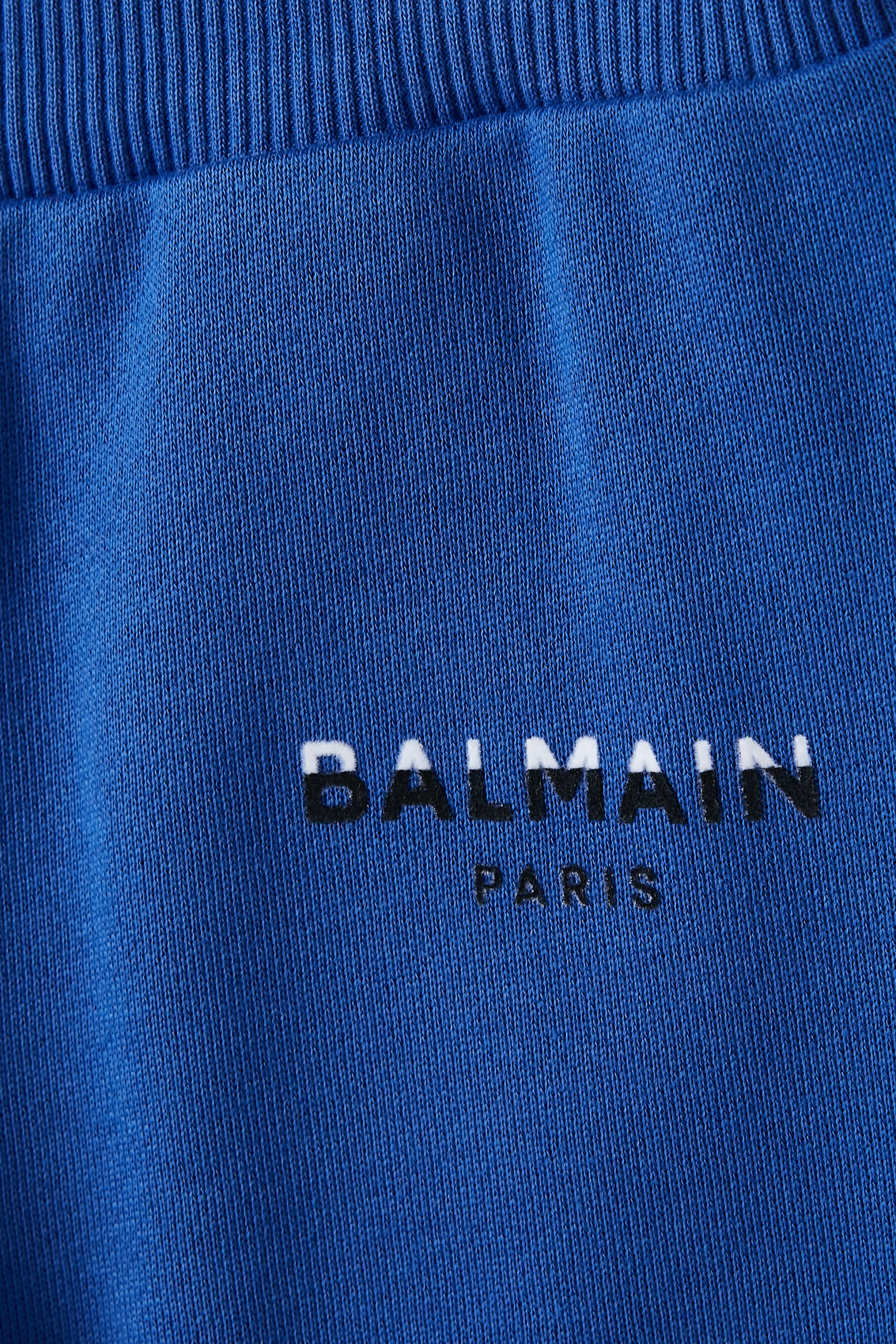 بنطال رياضي بشعار الماركة بملمس بارز قطن للأطفال