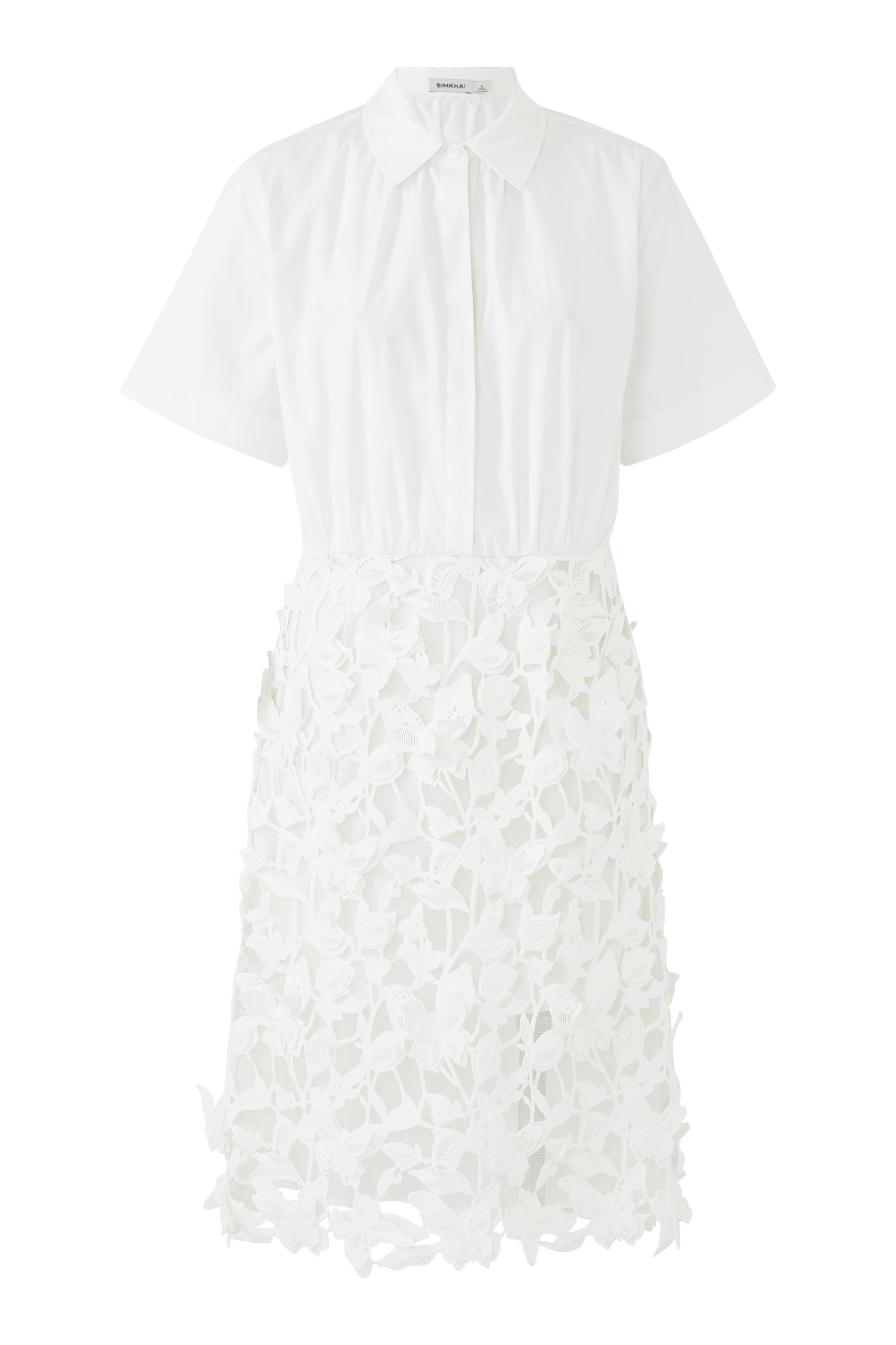 فستان كوليت متوسط الطول بجزء بارز الملمس