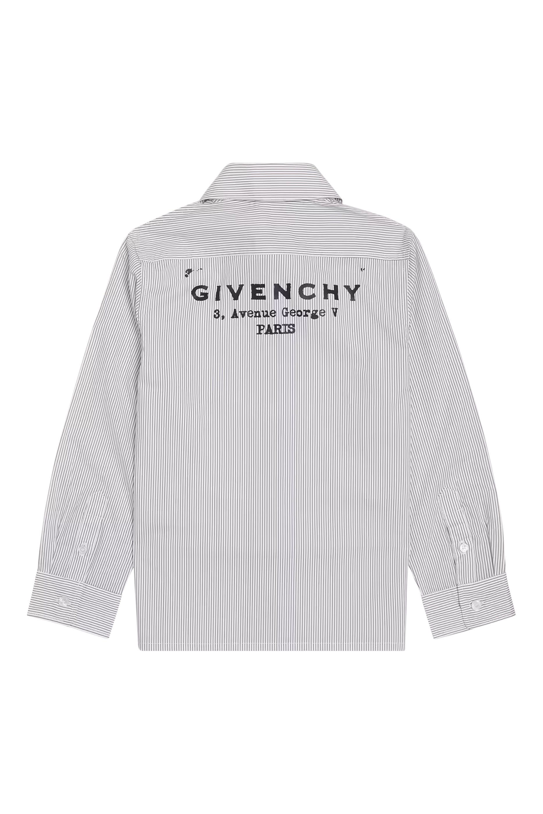 قميص مخطط بأكمام طويلة للأطفال