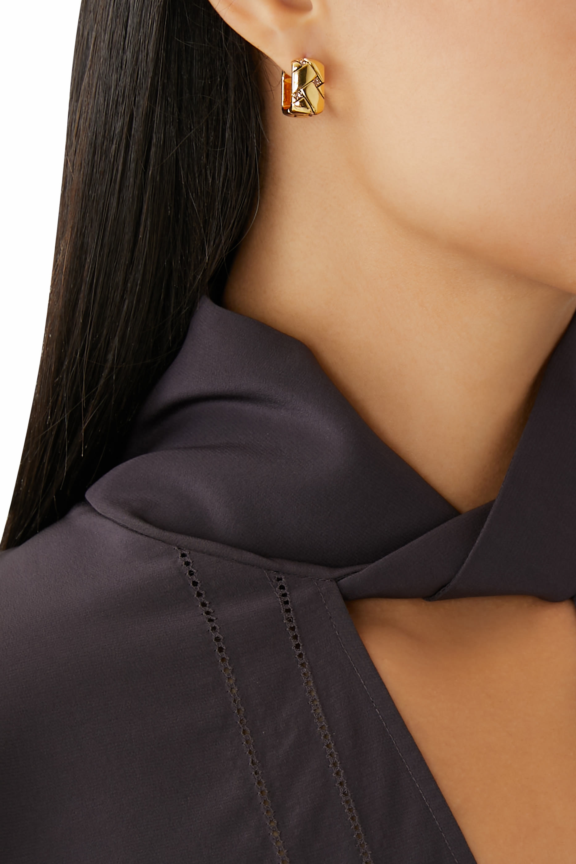 أقراط كنسنغتون بتصميم مربع