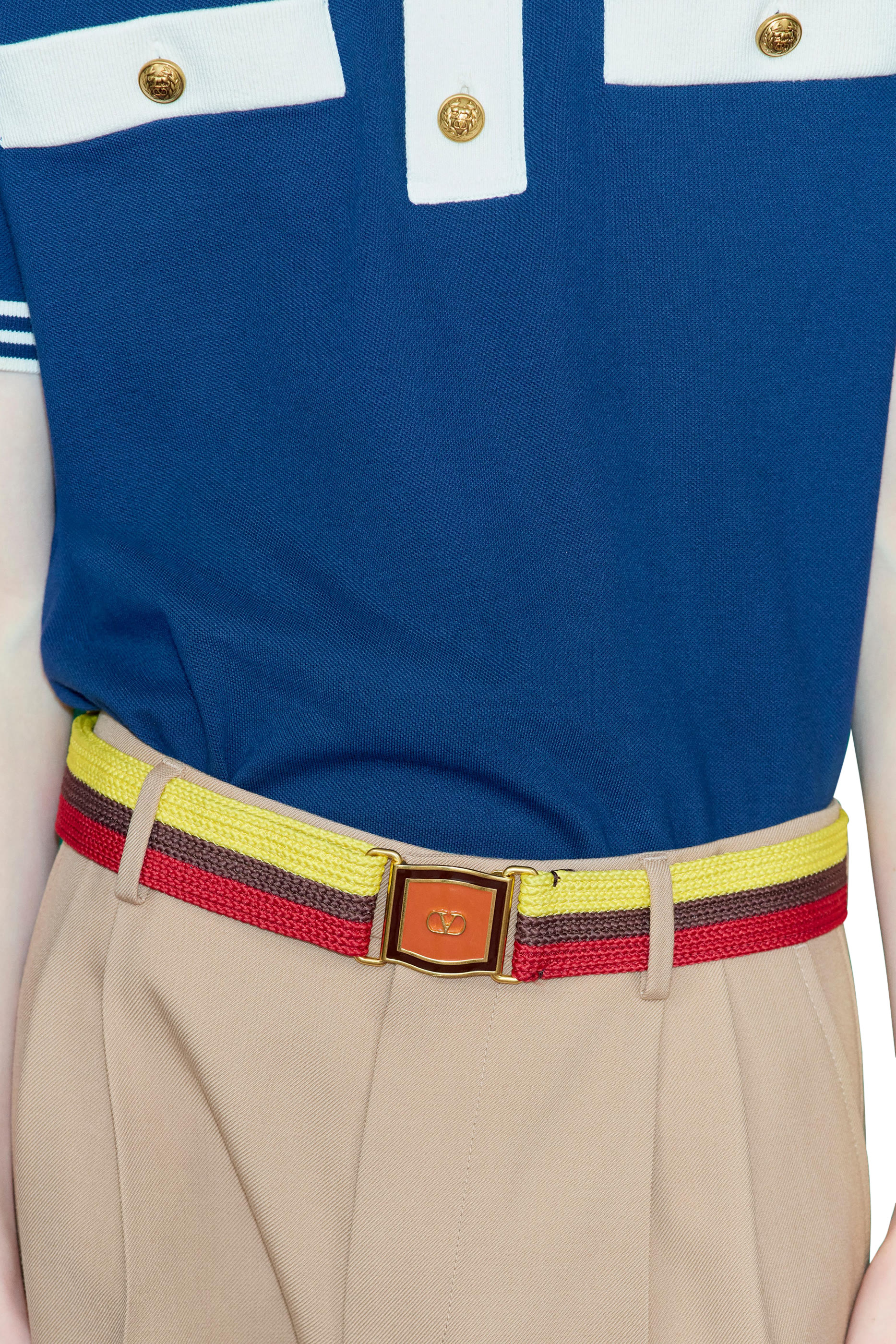 VLogo Signature Ribbon Belt