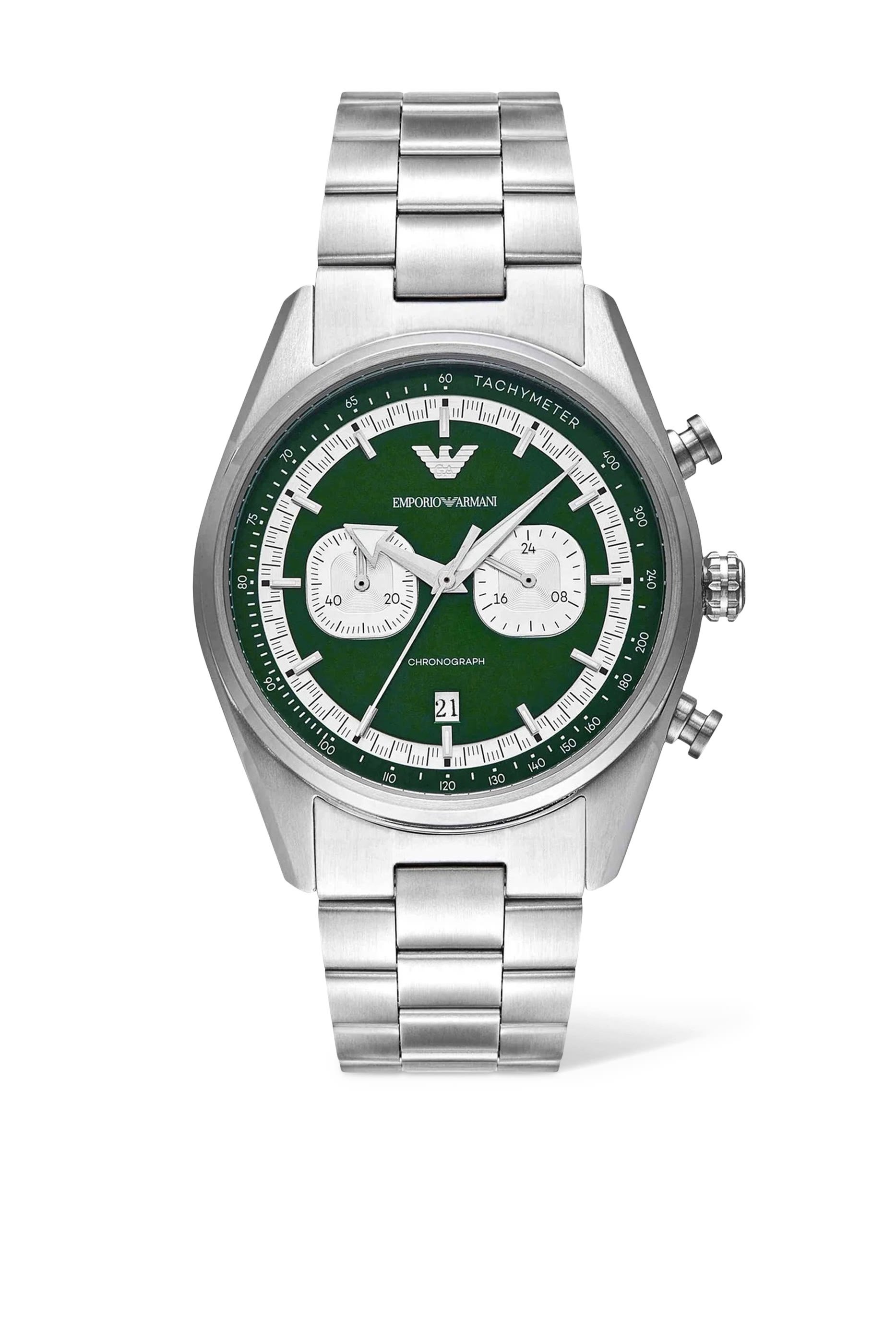 ساعة كرونوغراف ستانلس ستيل