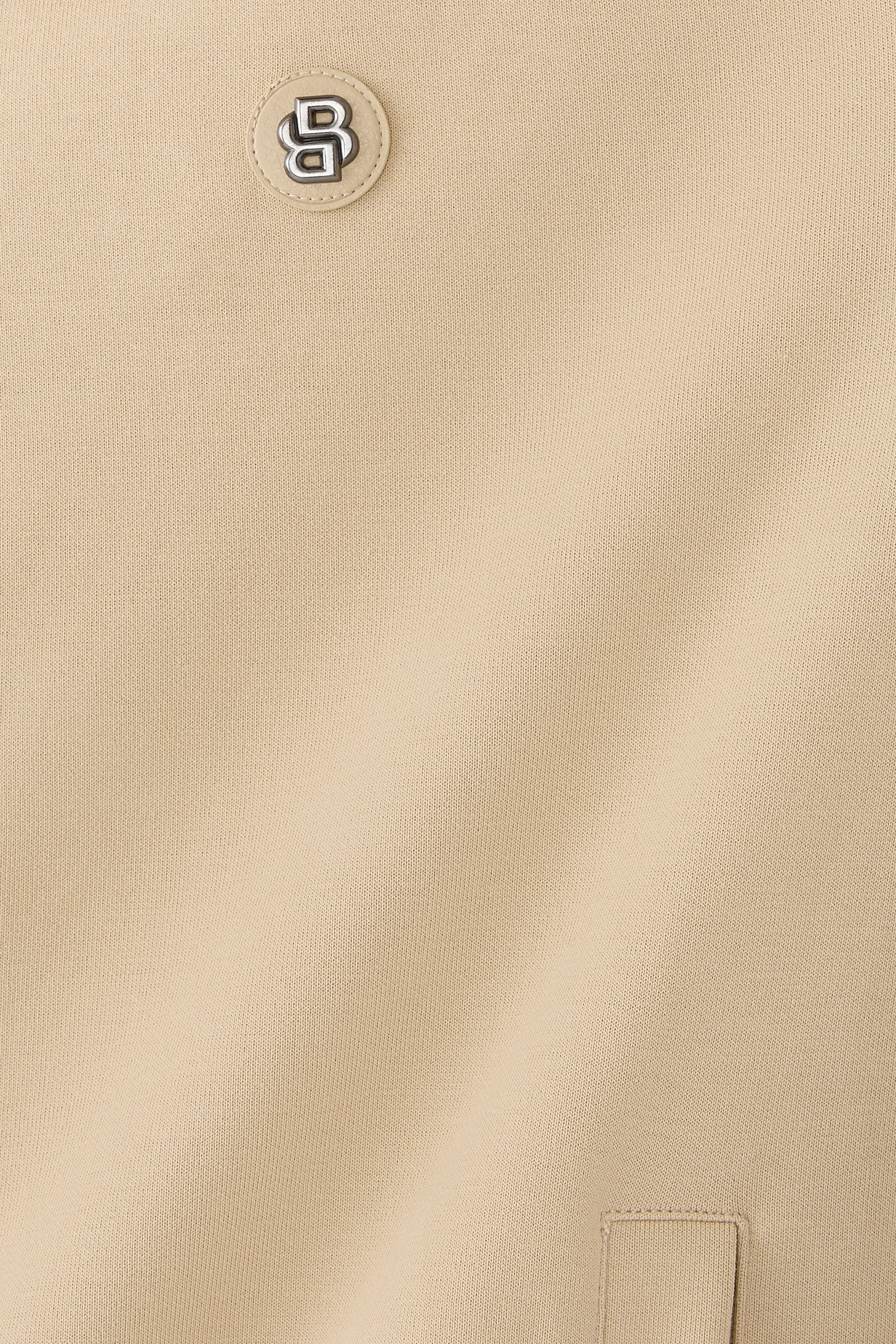 سويت شيرت بقصة عادية وسحاب