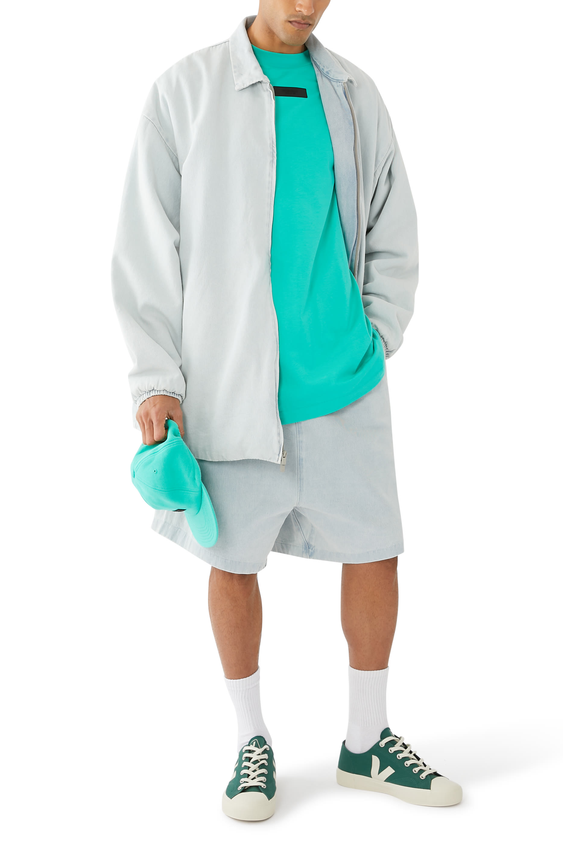 جاكيت بنمط قميص مبطن