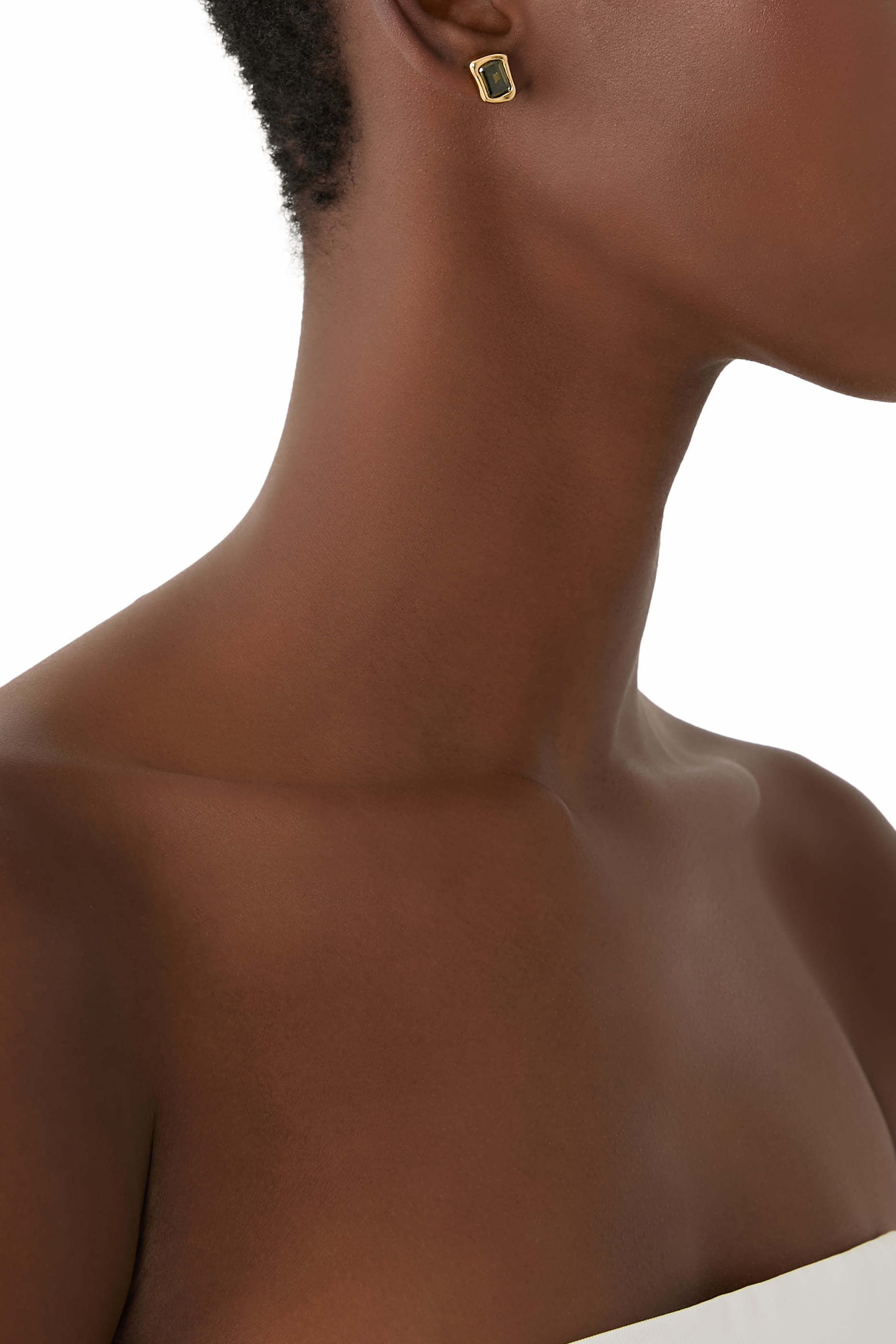 أقراط مولتن بأحجار زجاجية