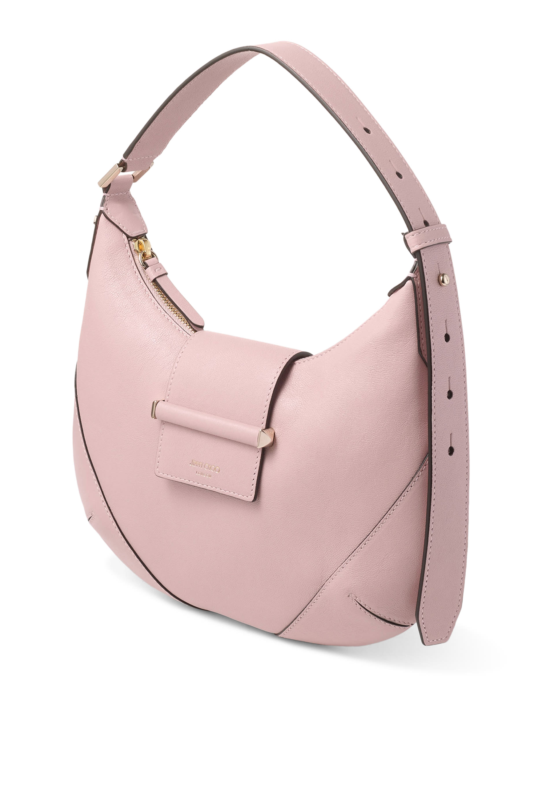 حقيبة كتف هوبو صغيرة بحلية بتصميم قضيب