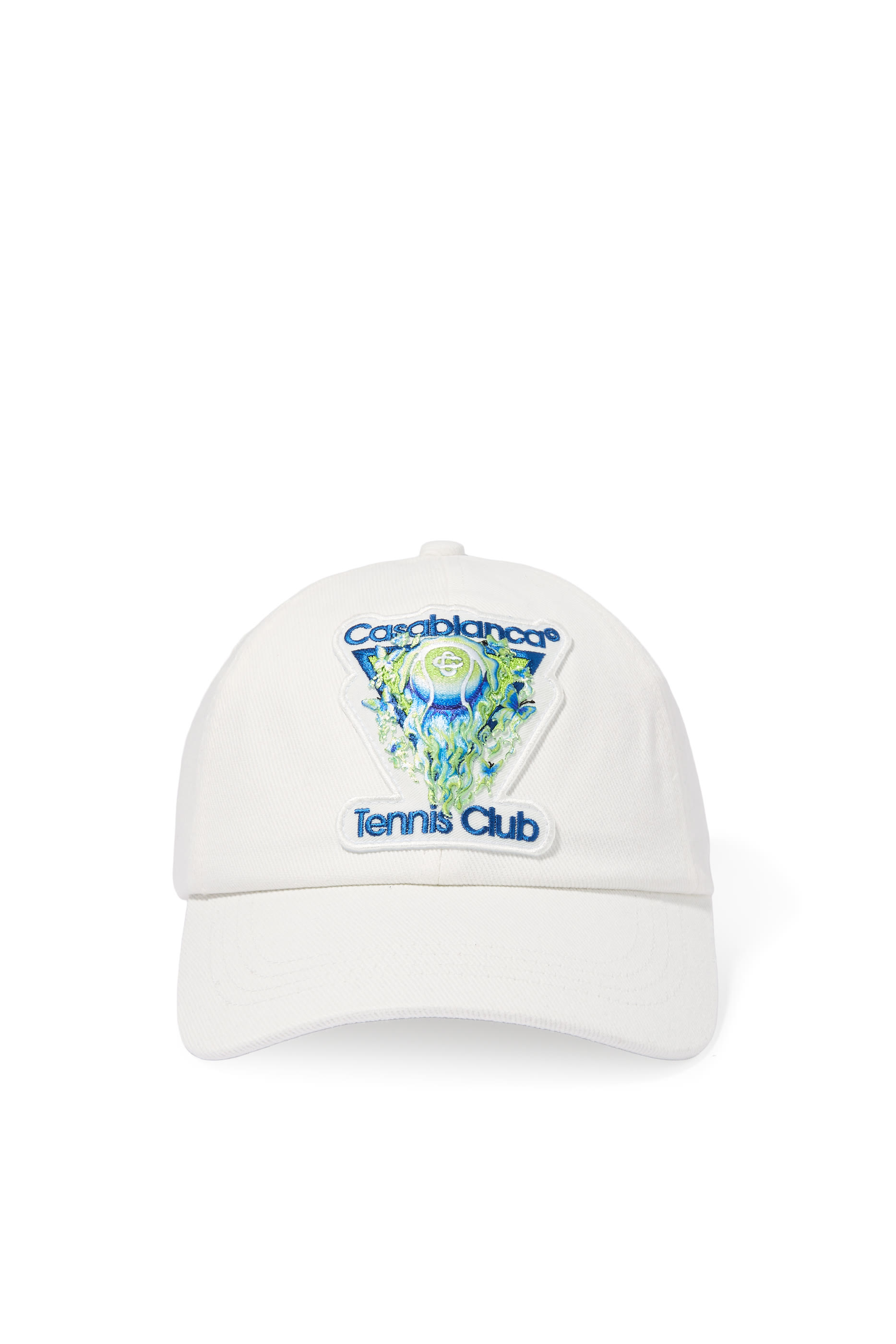 كاب بشعار كرة تنس مشتعلة