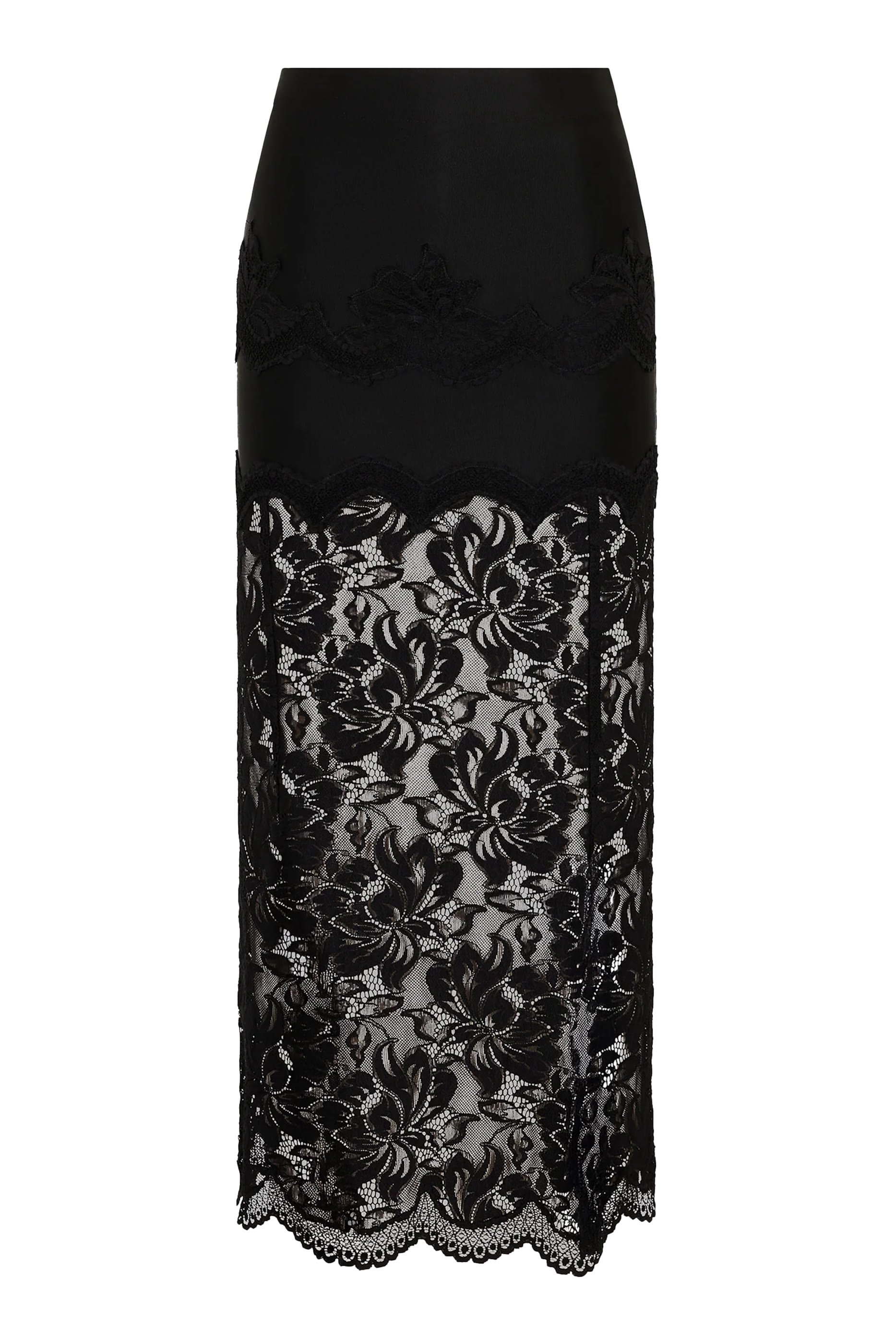 تنورة طويلة دانتيل