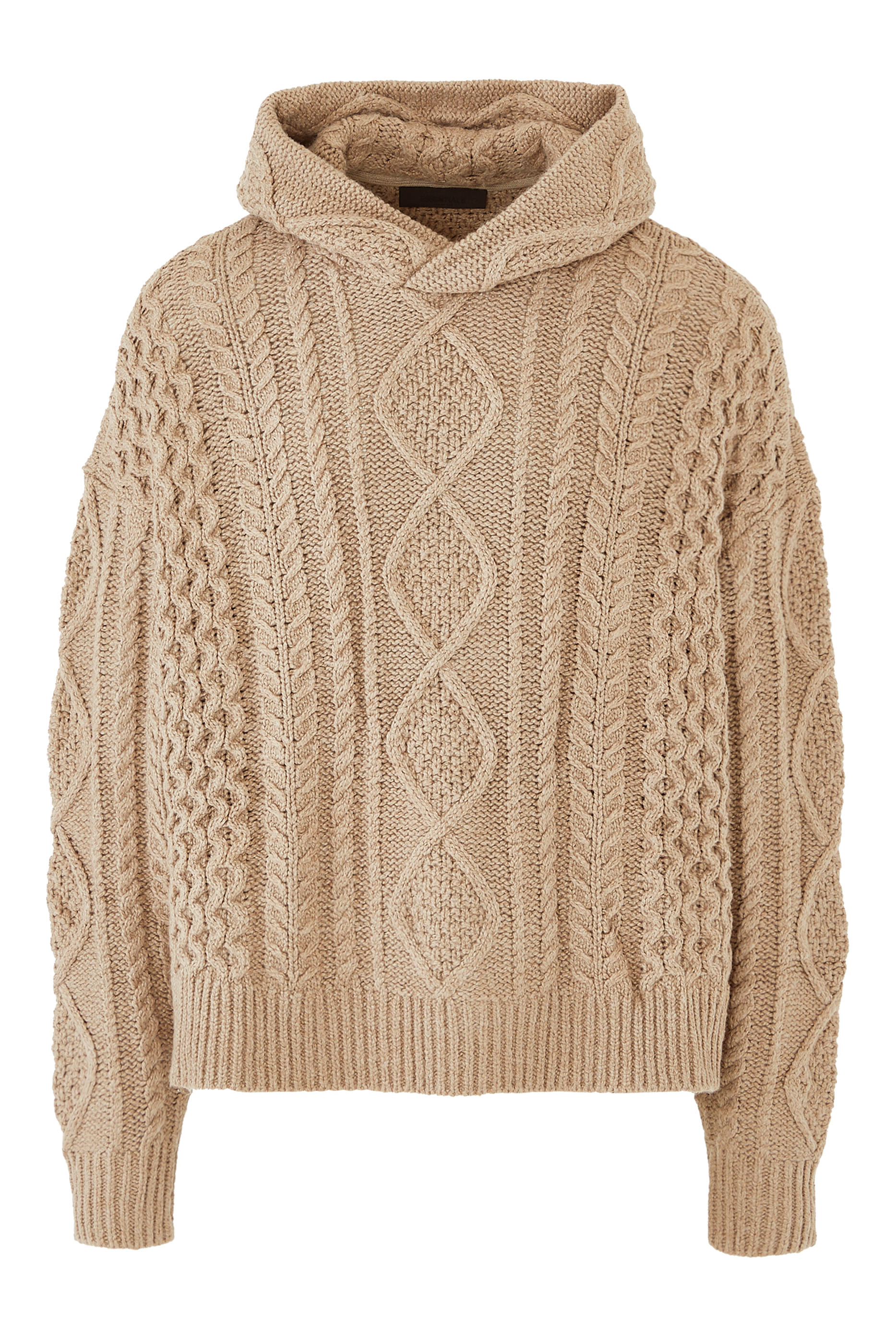 هودي منسوج بغرزة االضفيرة