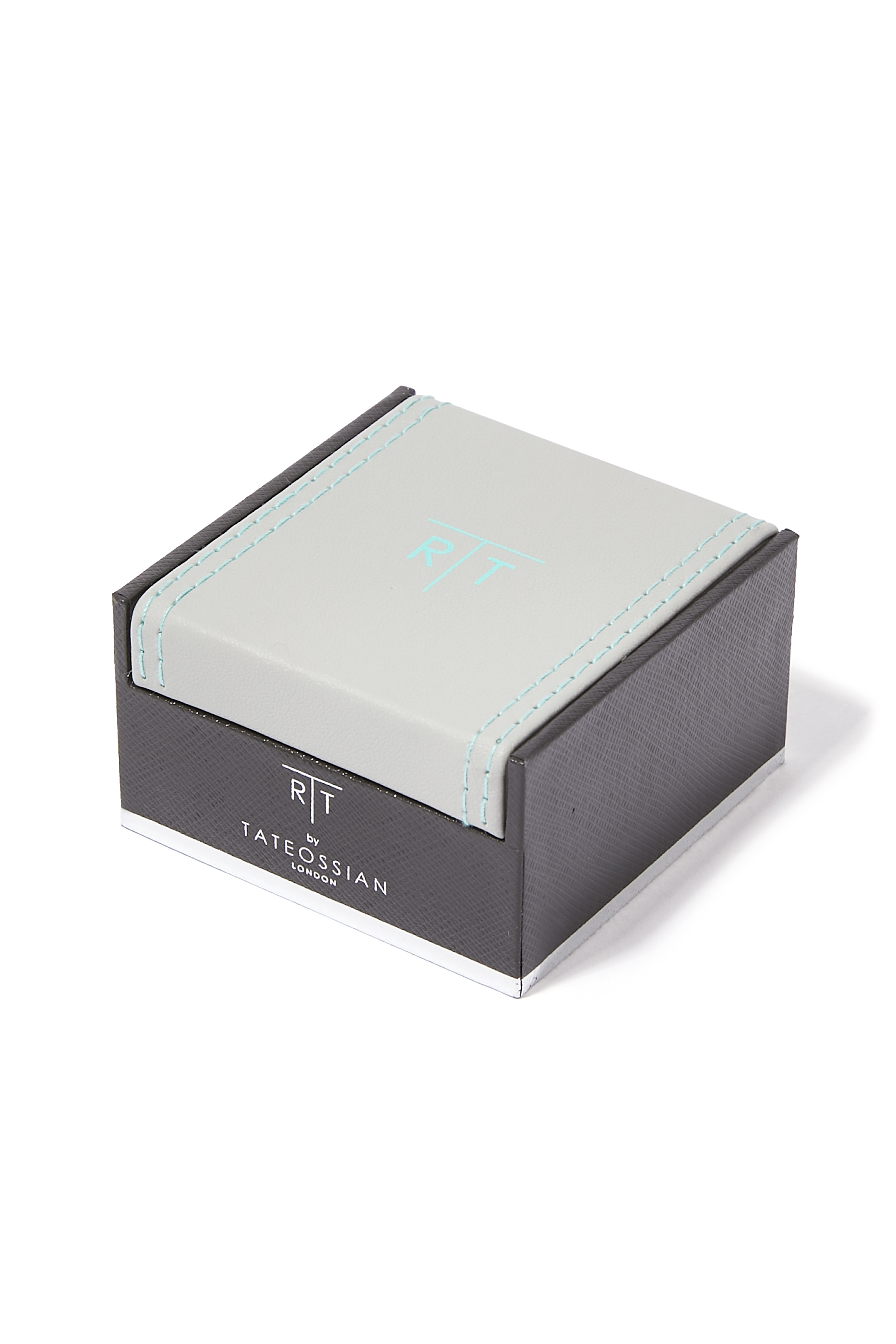 أزرار أكمام بتصميم مربع مطلية بذهب أصفر