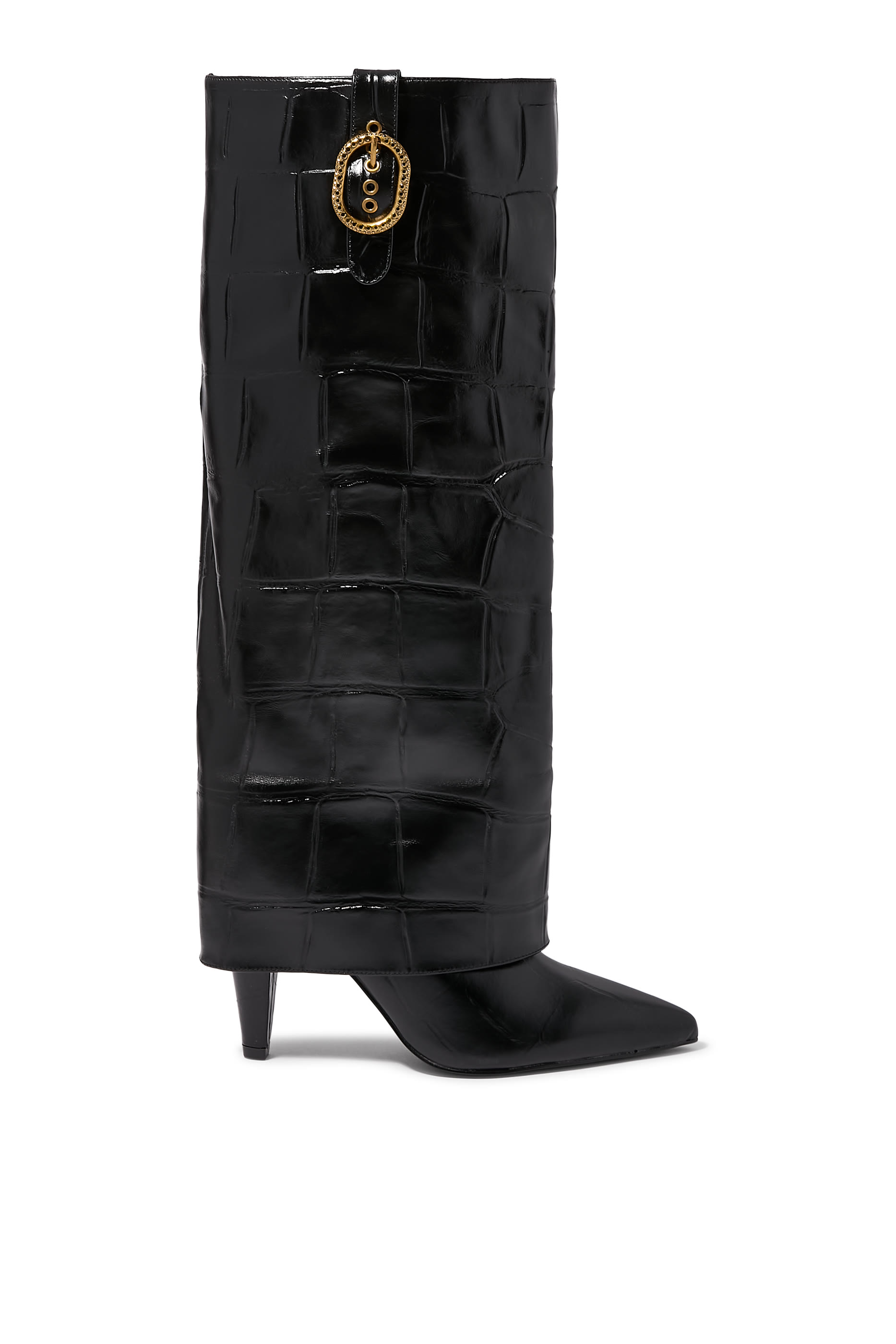 حذاء  بوت طويل 100 بتصميم قابل للطي