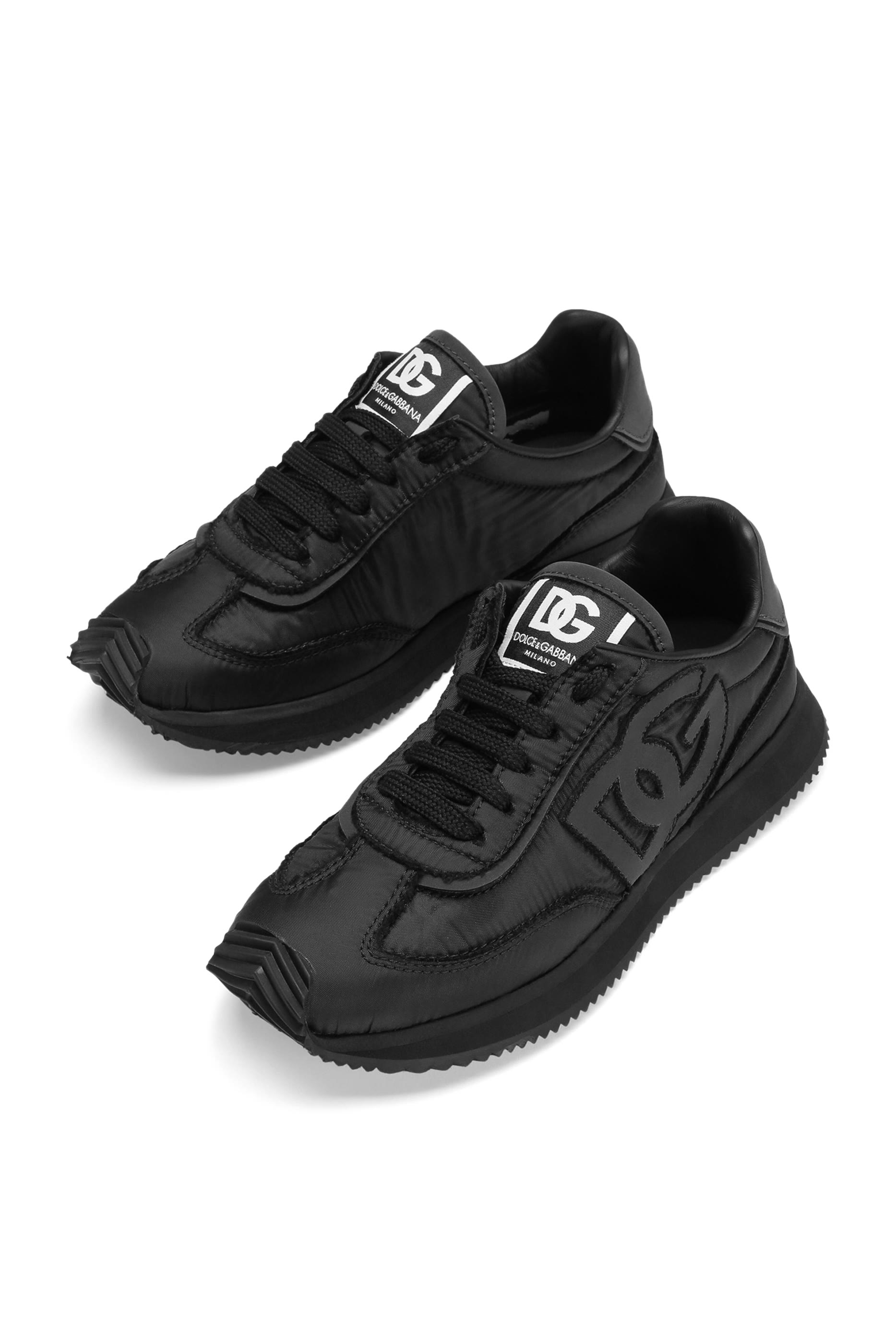 سنيكرز نايلون وجلد عجل نابا للأطفال