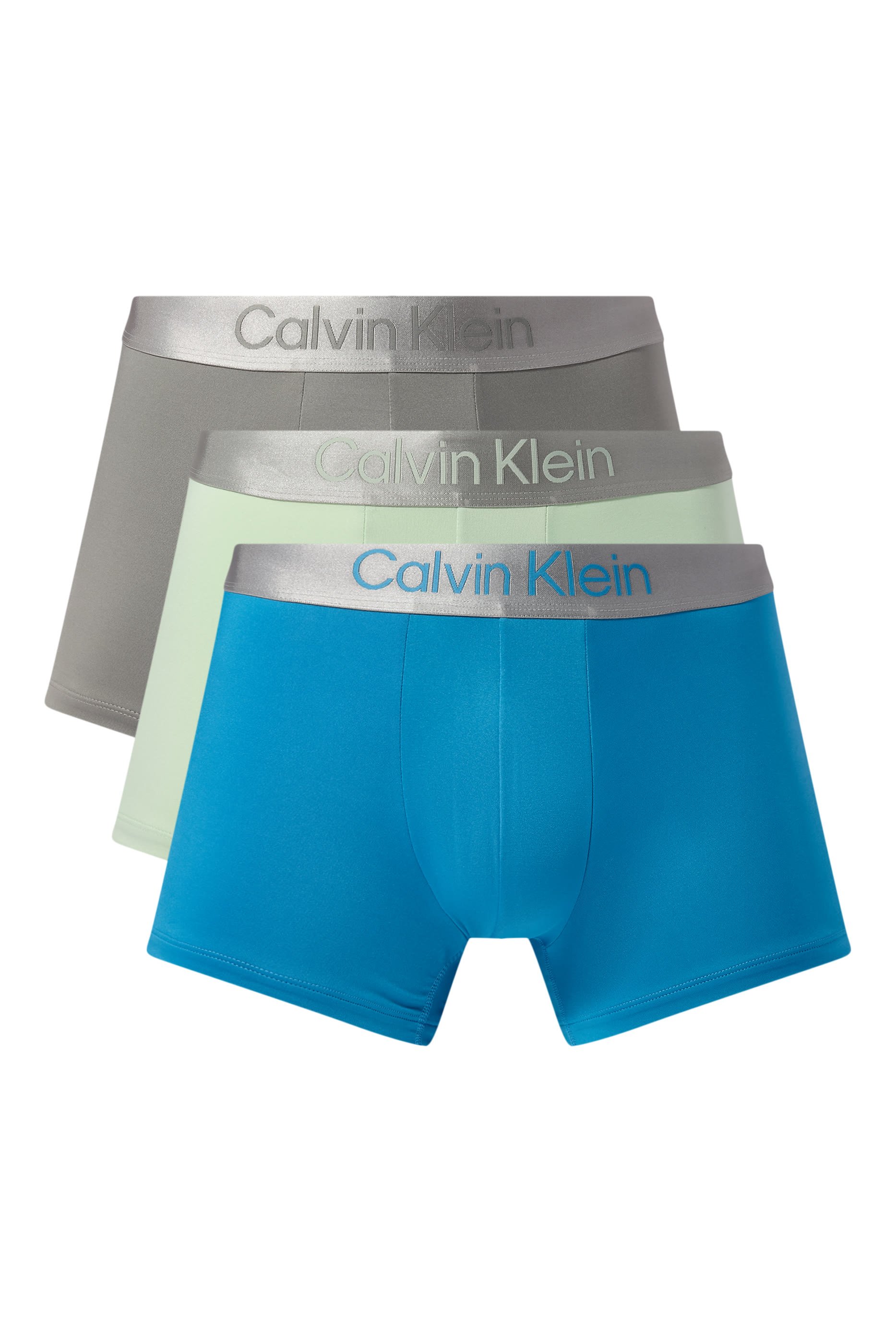 طقم بوكسر قماش مايكرو مطاطي، 3 قطع