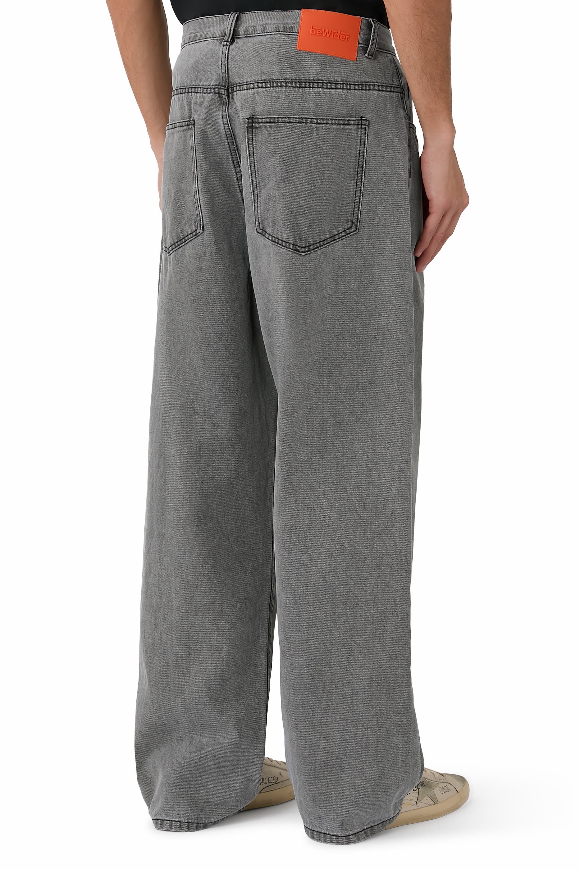 Stitched Denim Jeans