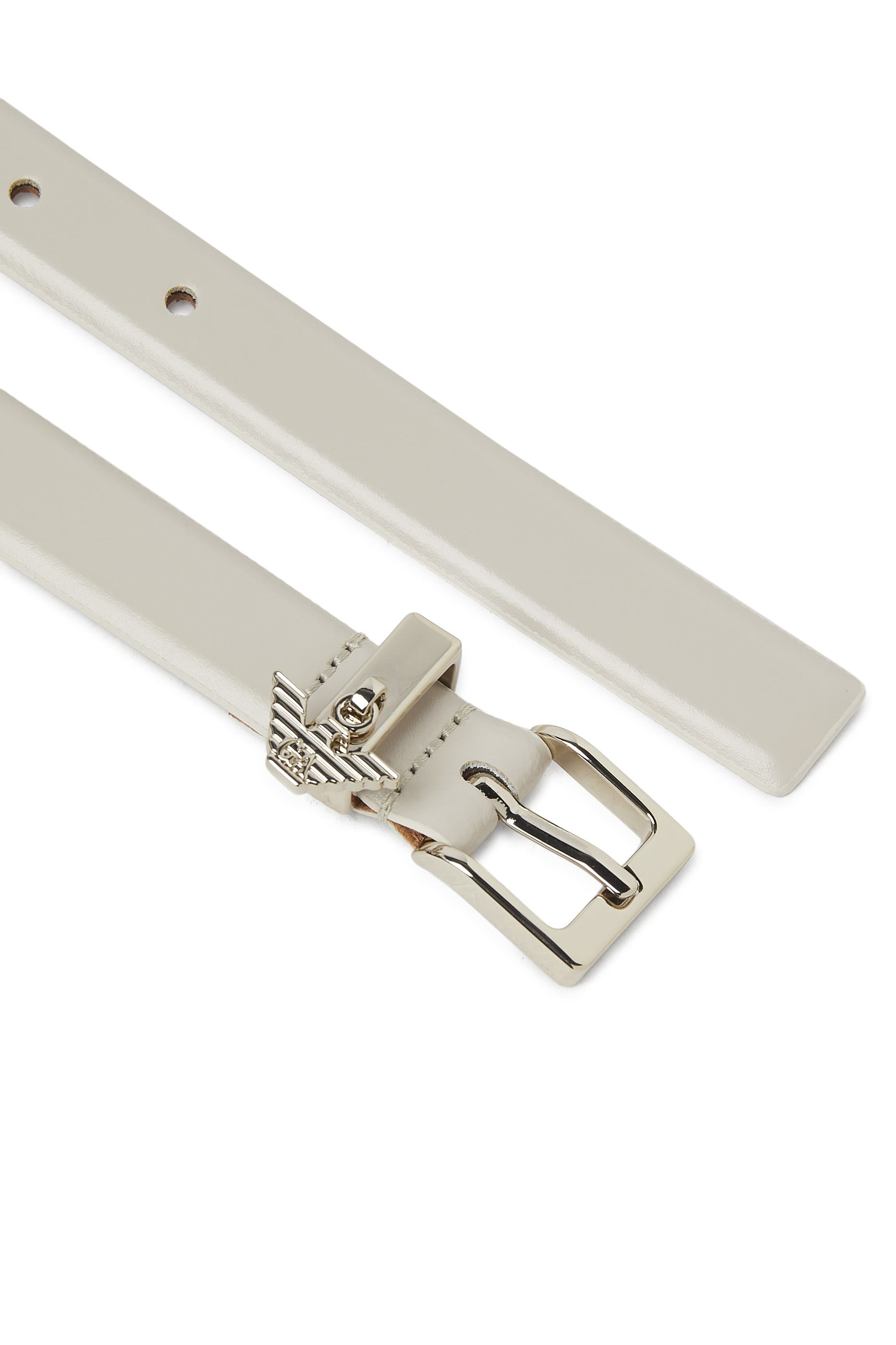 حزام بحلية شعار الماركة بحجم صغير