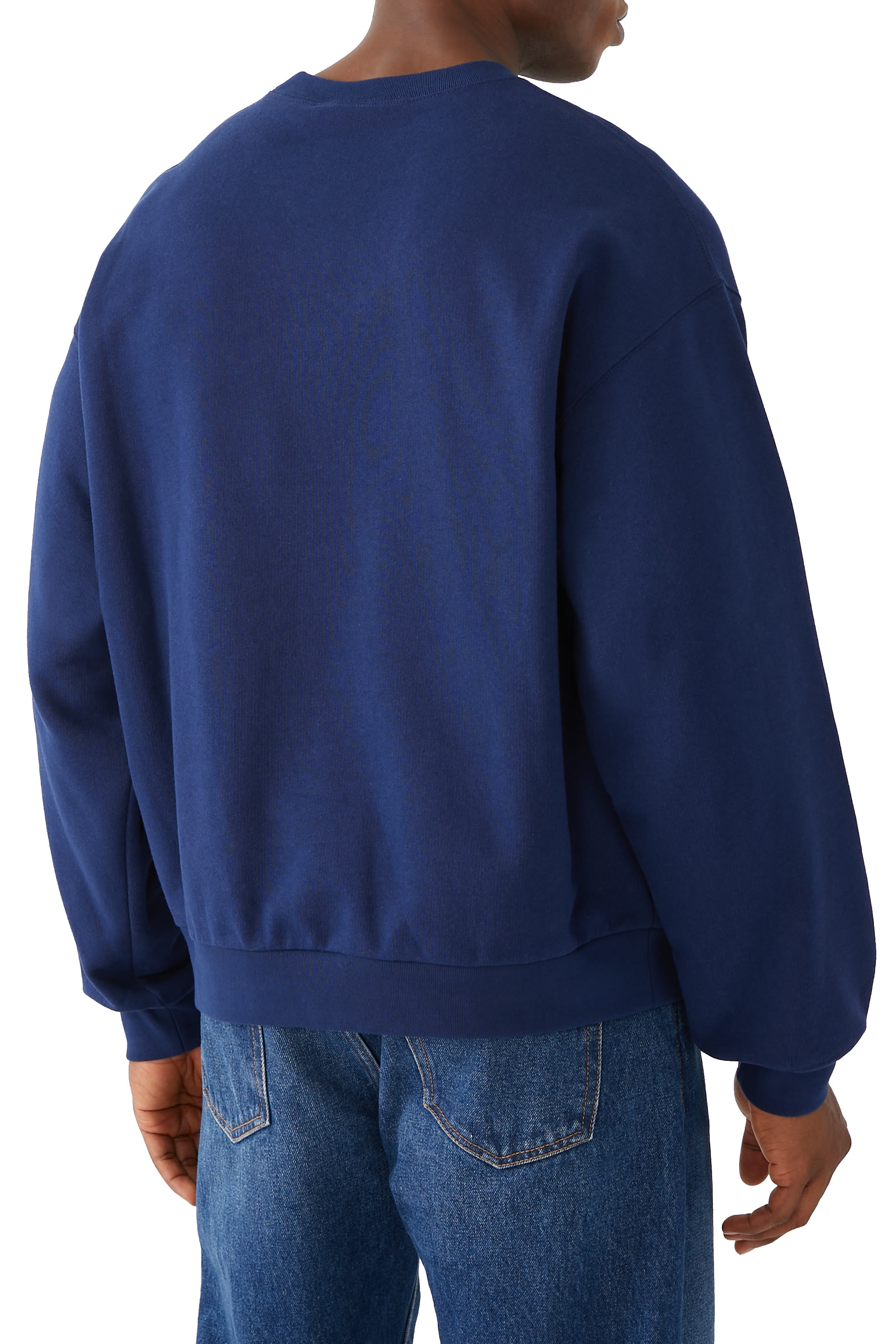 سويت شيرت مطرز بشعار الماركة